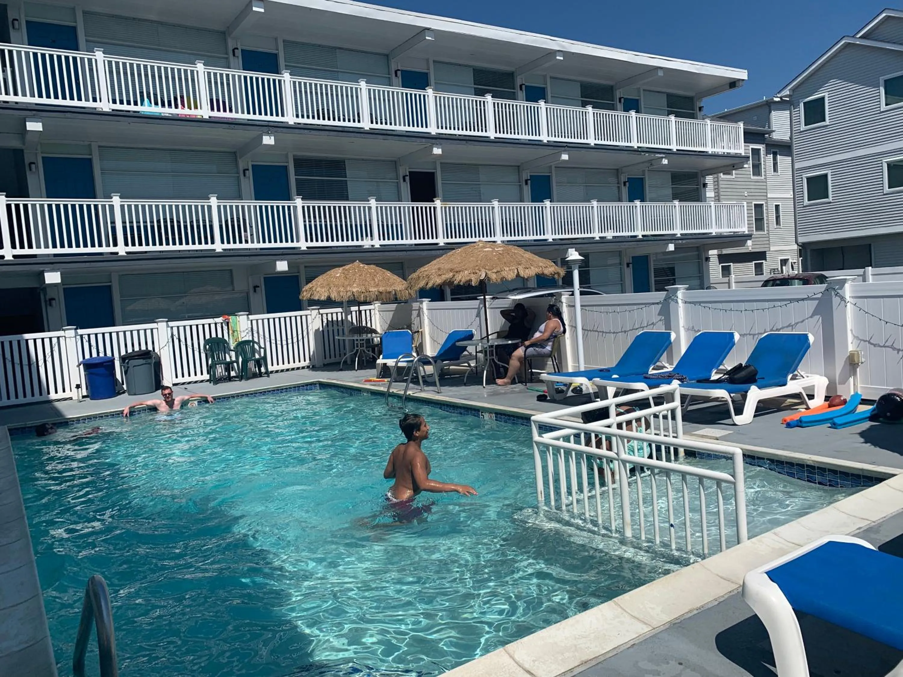 People in Bird of Paradise Motel