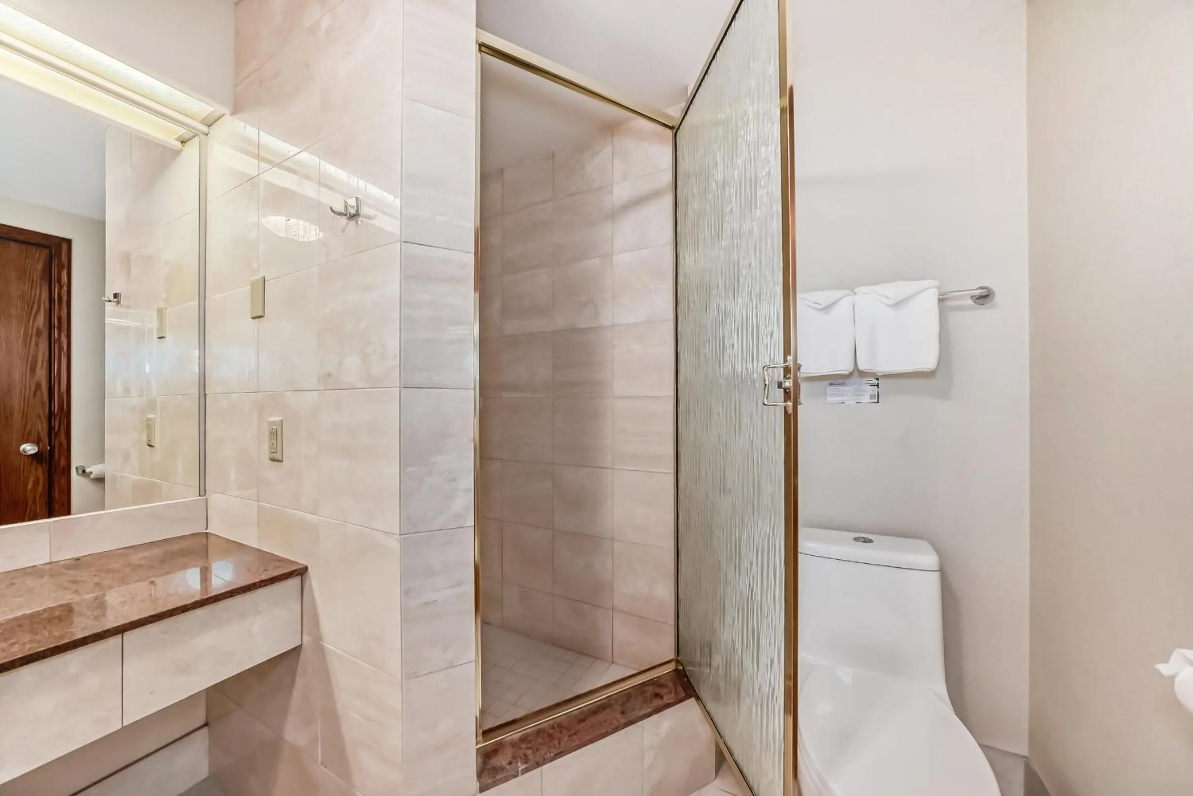 Shower in Jasper Inn & Suites by INNhotels