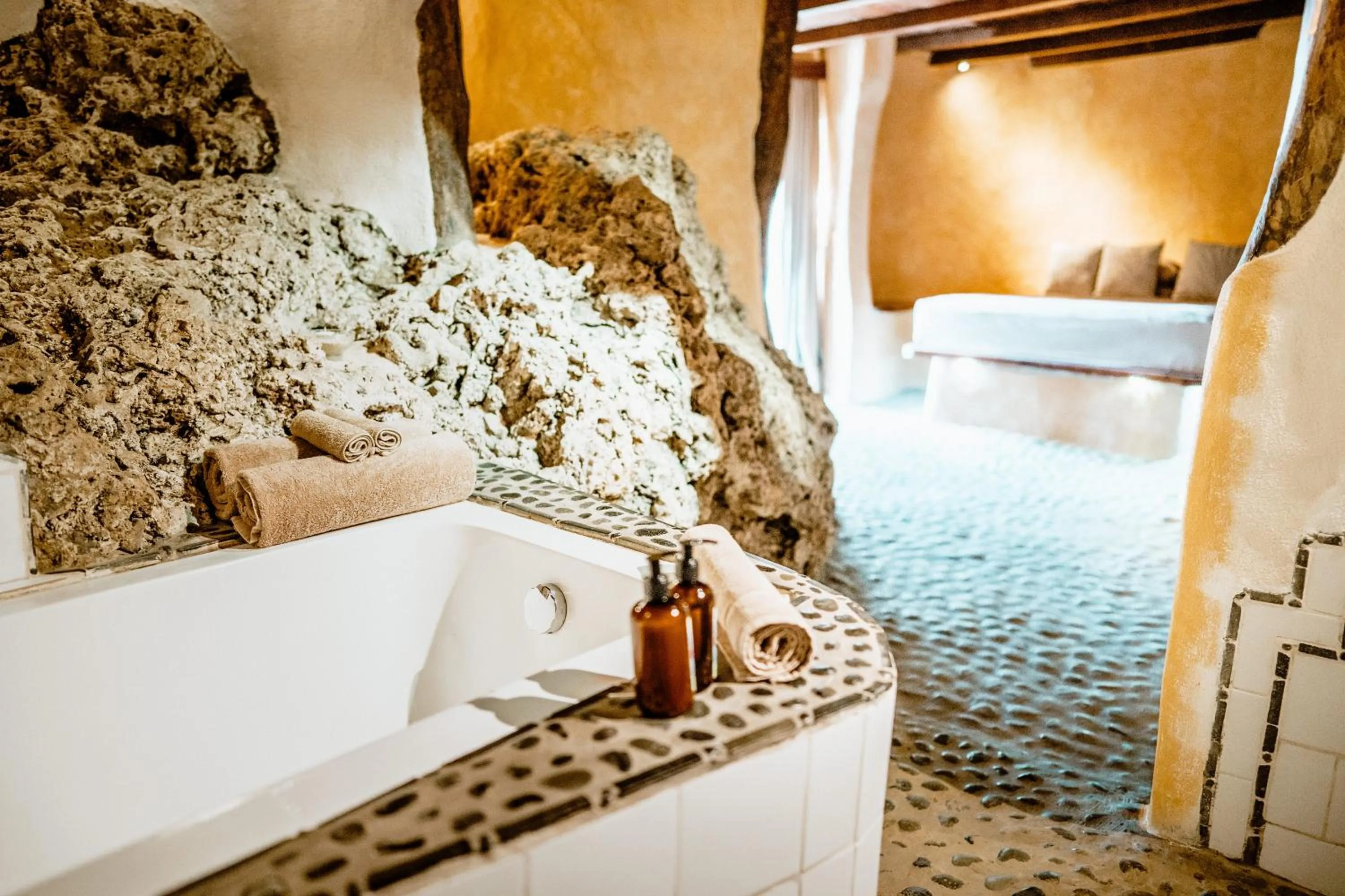 Bed in Rockwater Resort