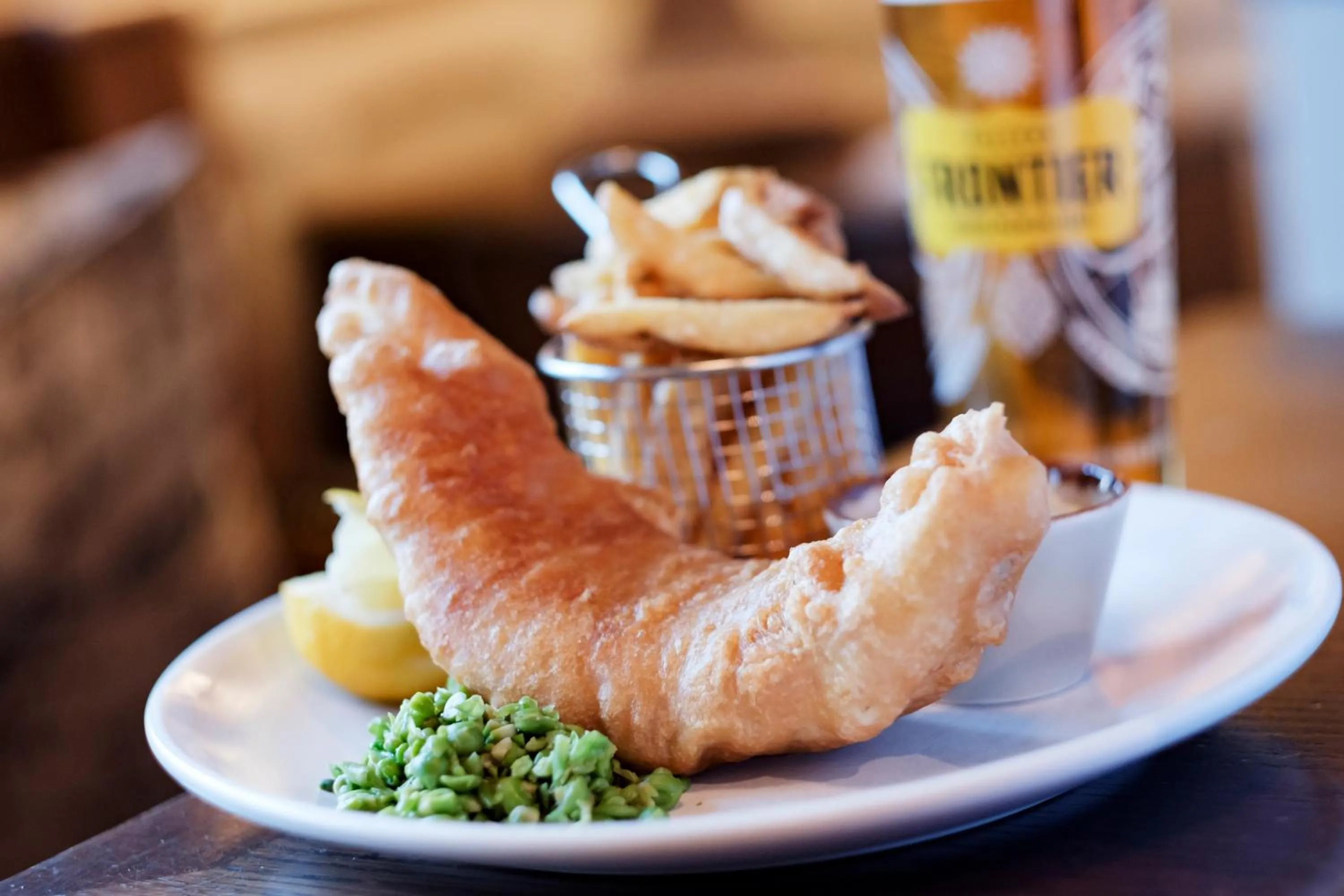 Food and drinks in The White Swan Hotel