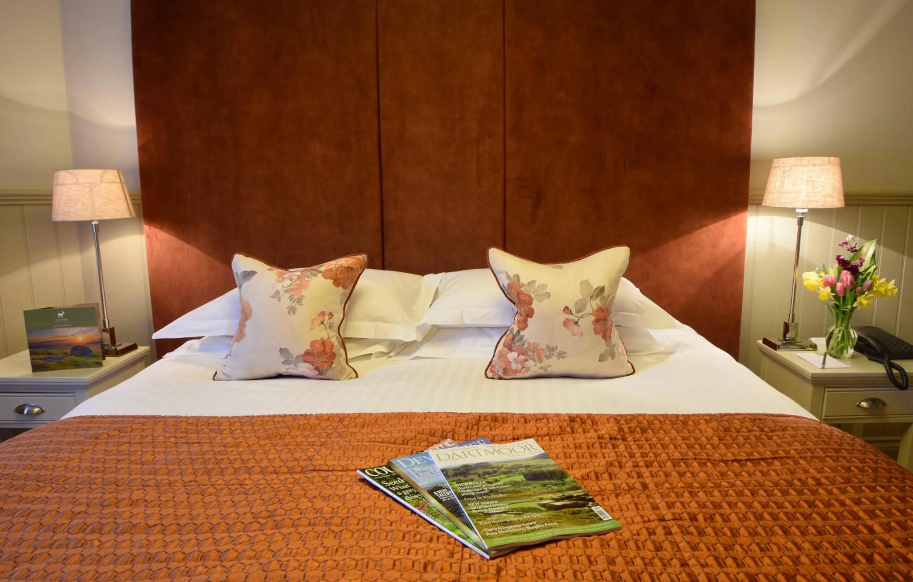 Bed in The White Hart Hotel