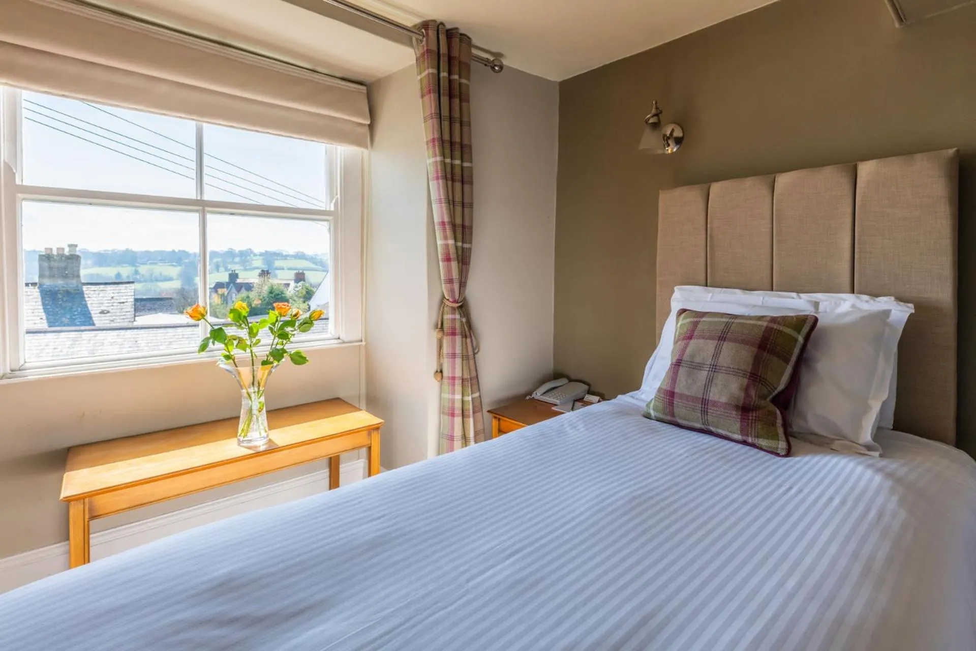 Bed in The White Hart Hotel