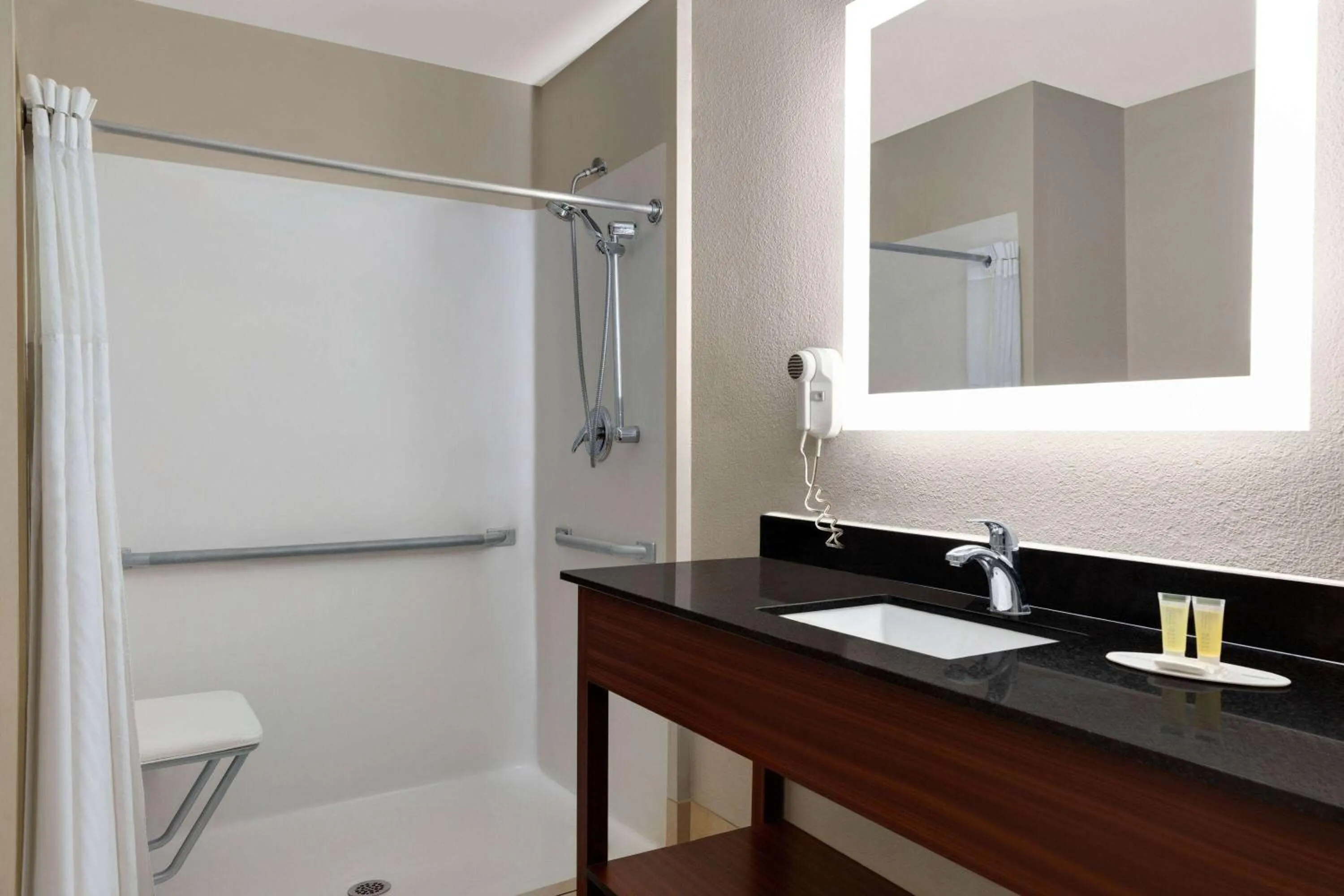 Shower in Days Inn by Wyndham Covington