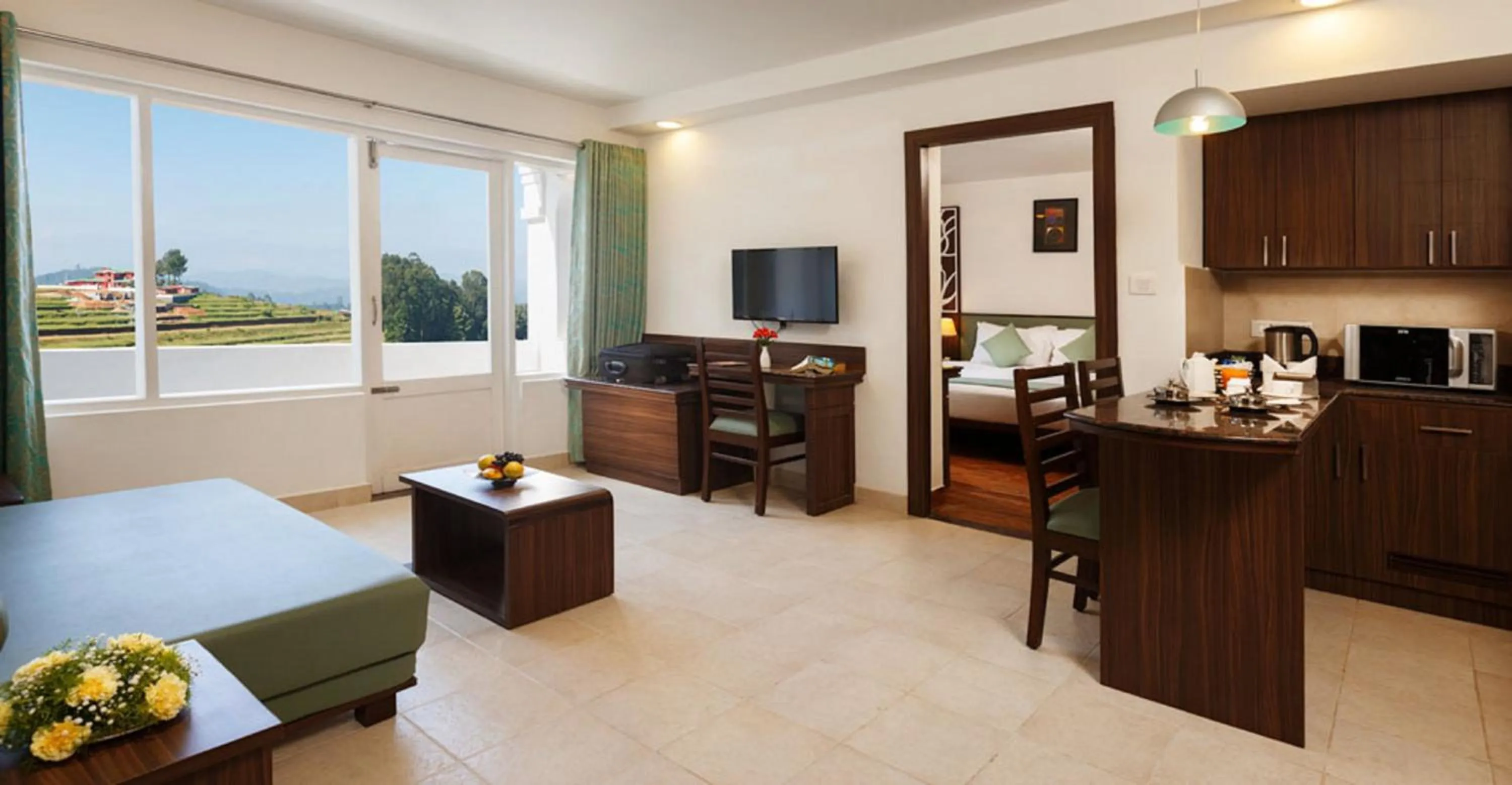 Living room, Bed in Sterling Ooty Elk Hill