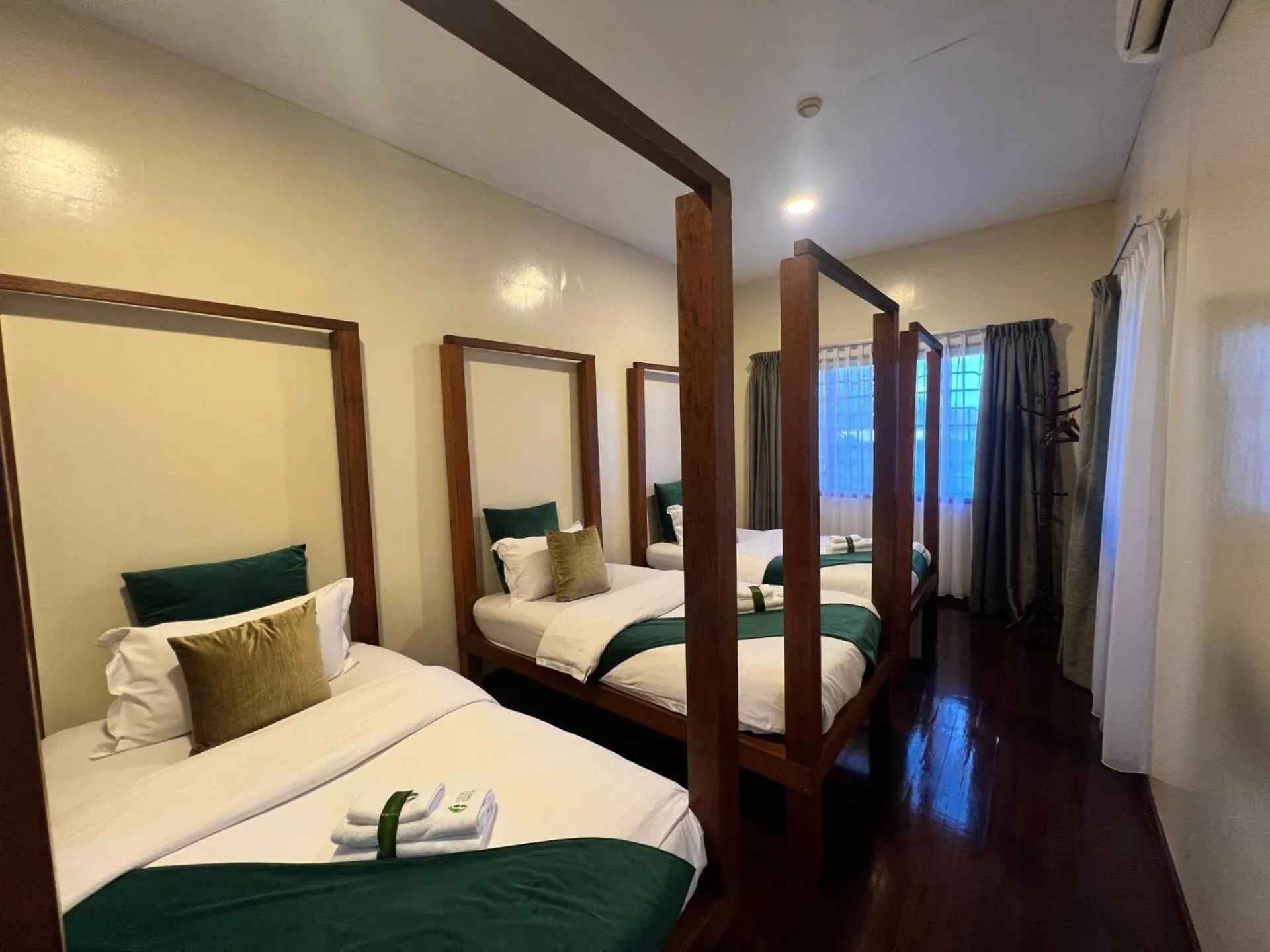 Bed in Sepilok Forest Edge Resort