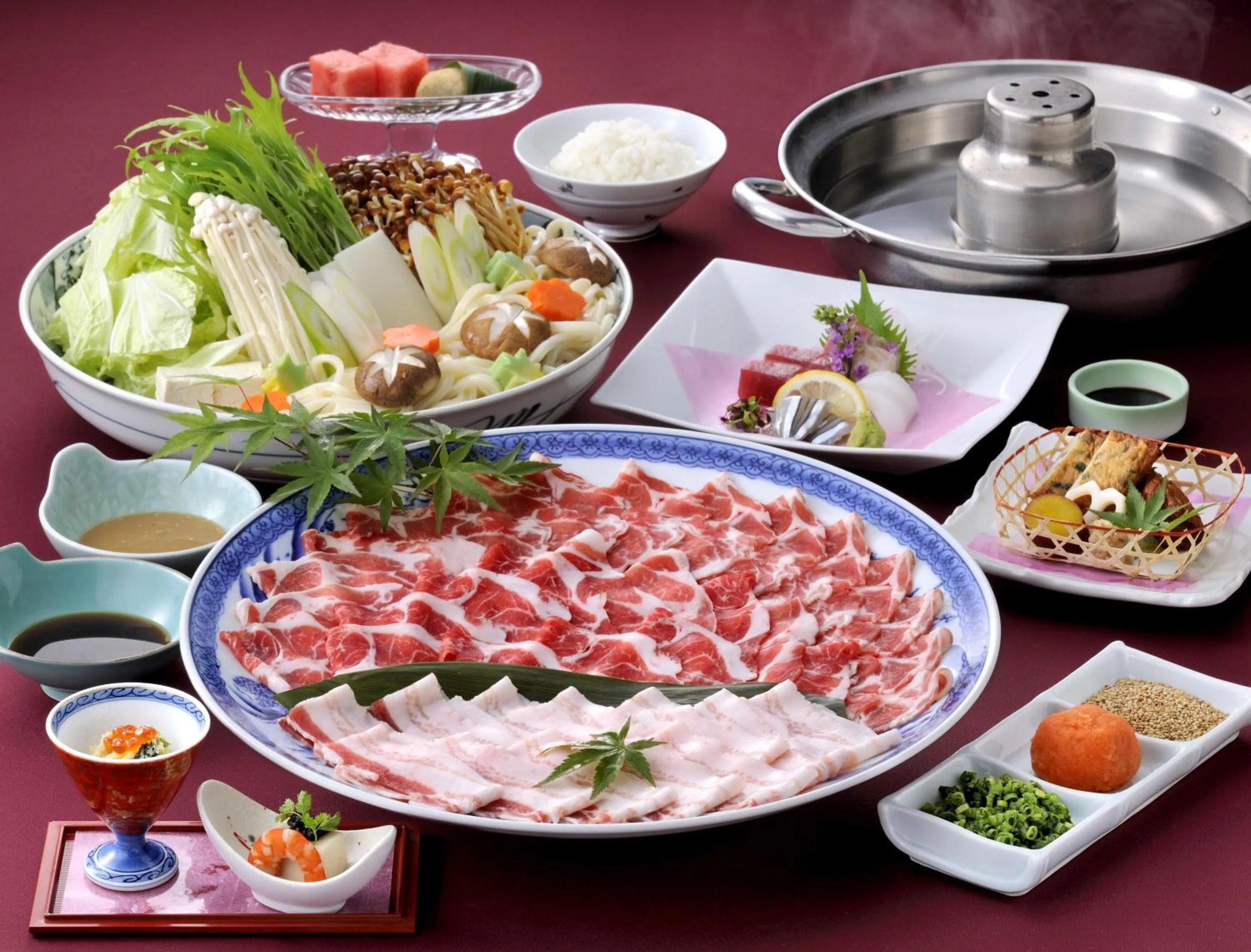 Dinner in Kagoshima Sun Royal Hotel