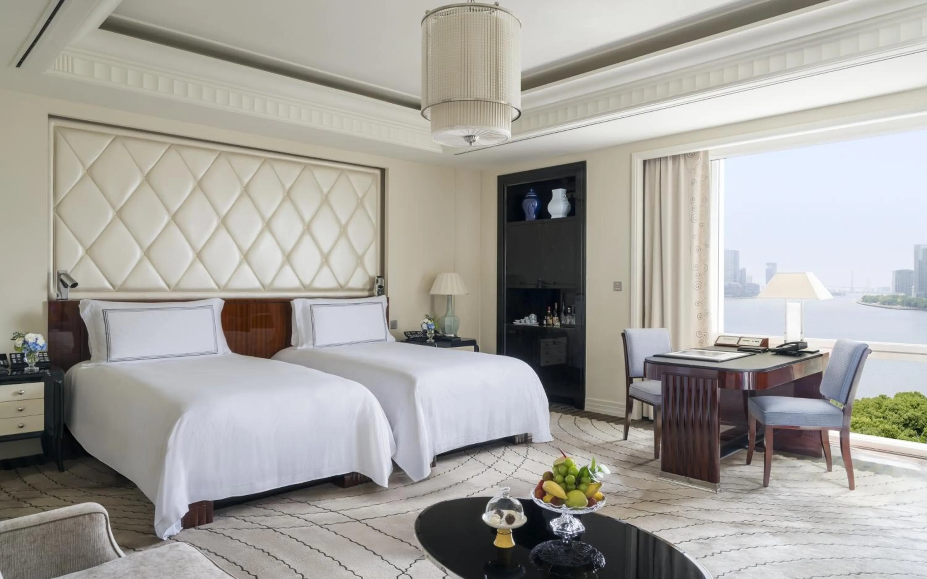 Bed in The Peninsula Shanghai