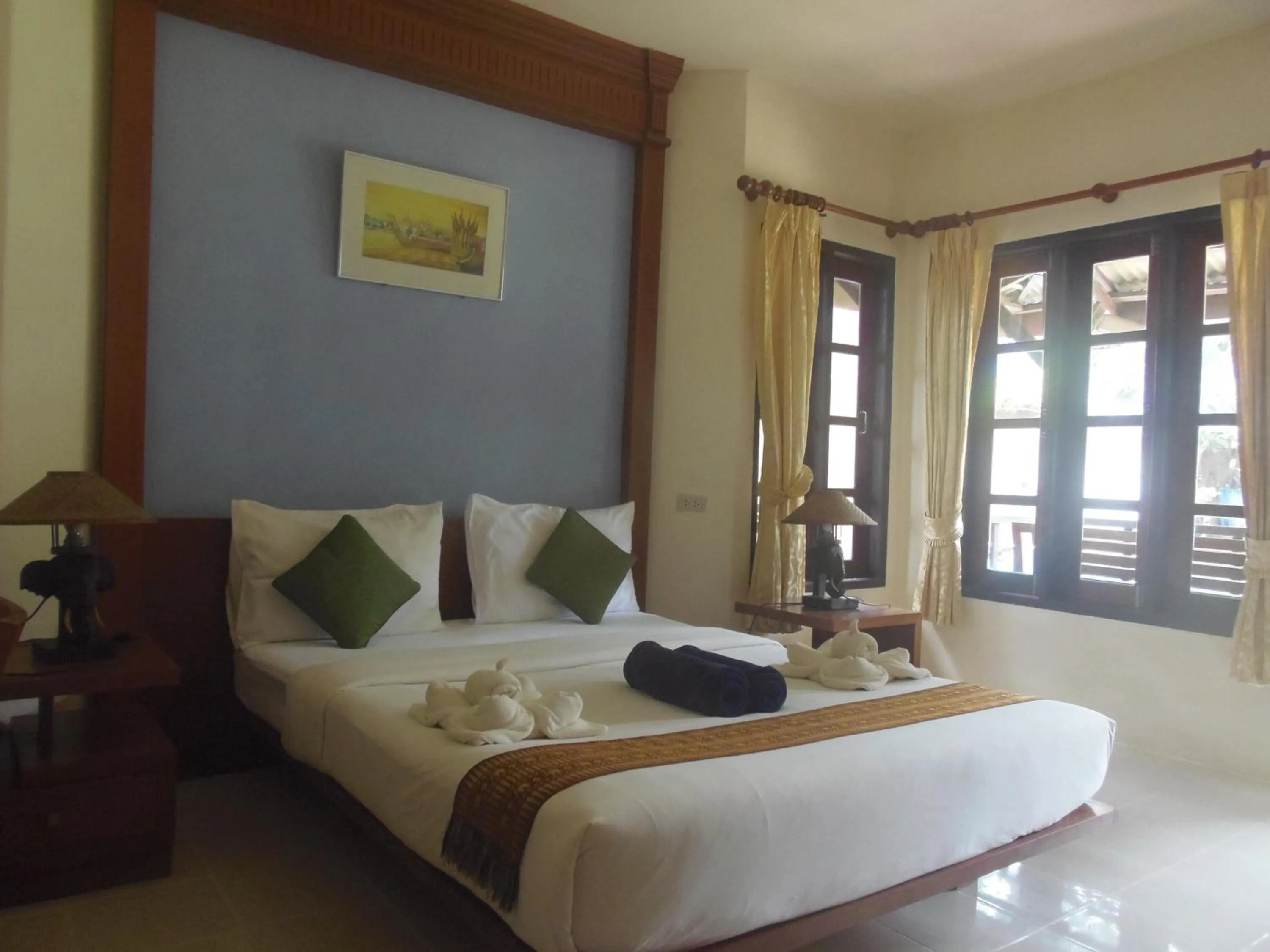 Bed in Sea Sand Sun Resort, Lanta Island