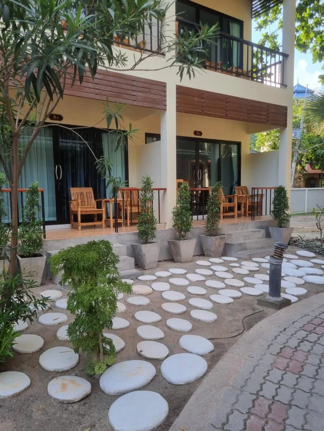 Patio in JP Resort Koh Tao