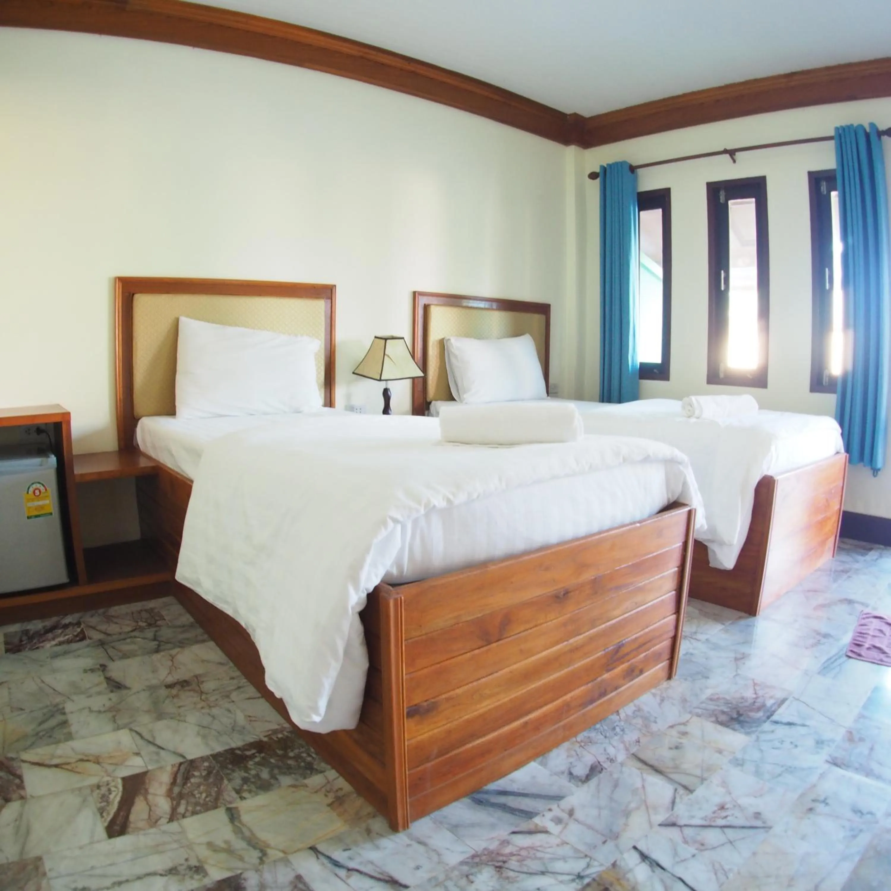 Bed in Needa Rock Resort