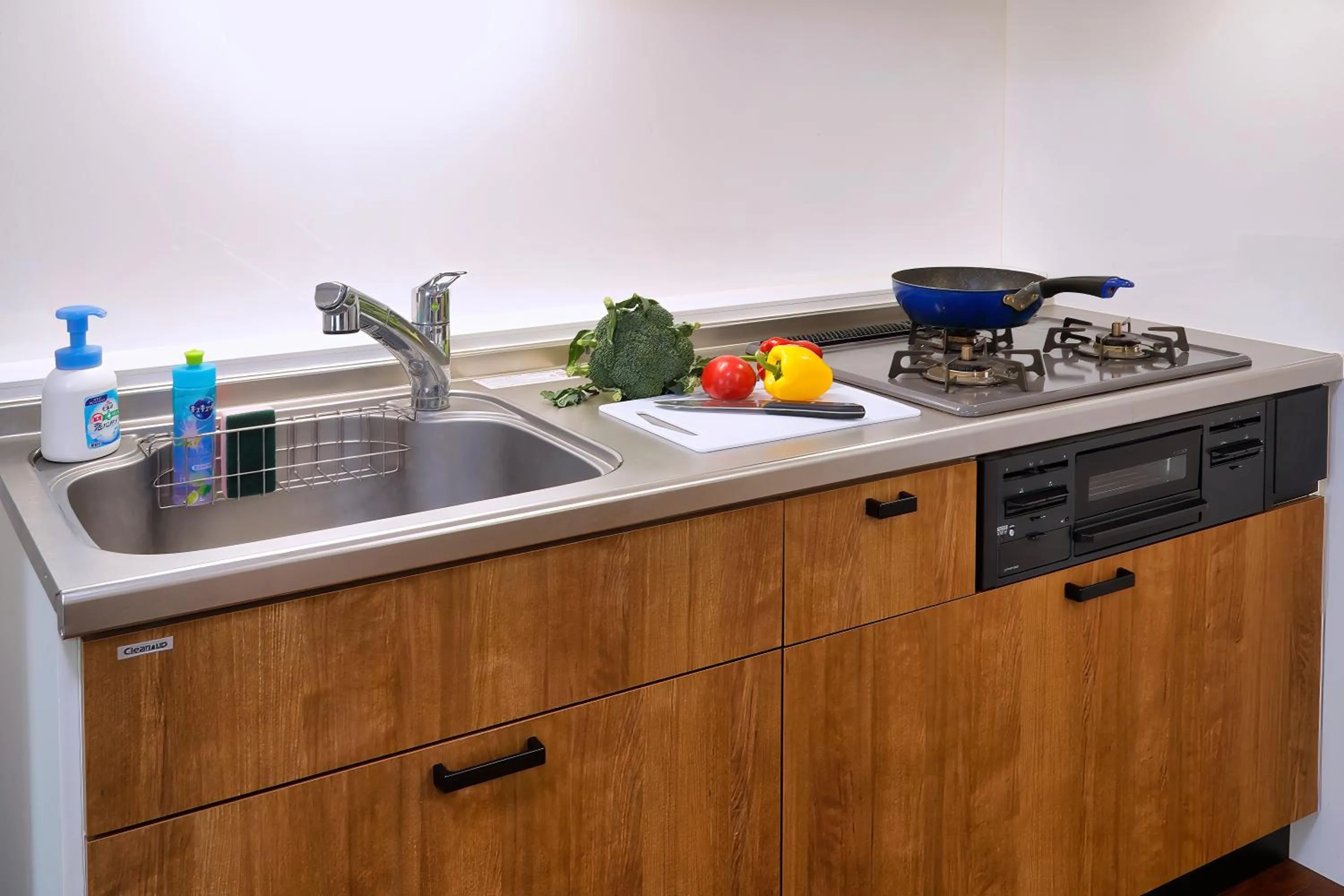 kitchen in ホテル西川口ウィークリー