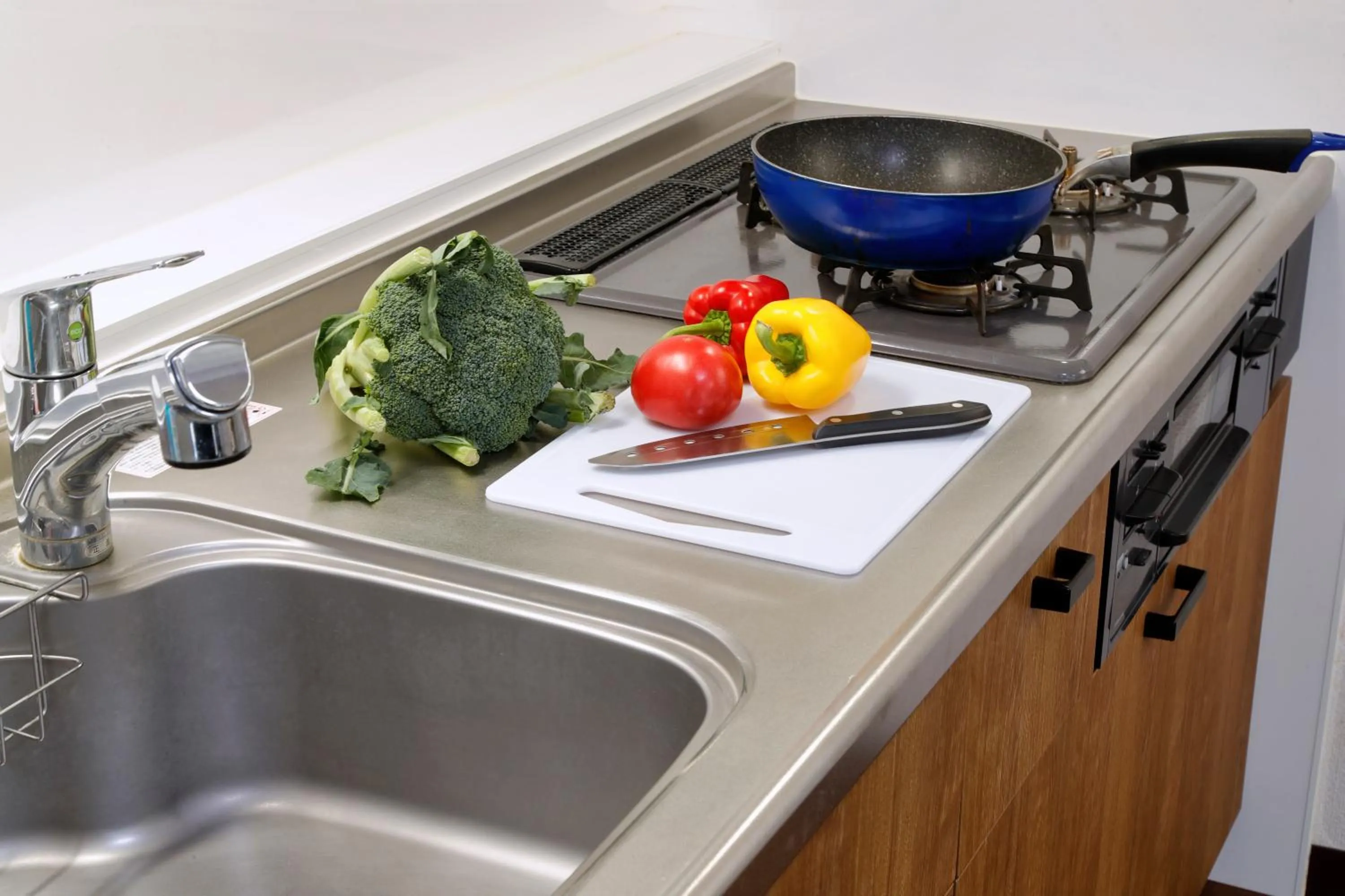 kitchen in ホテル西川口ウィークリー