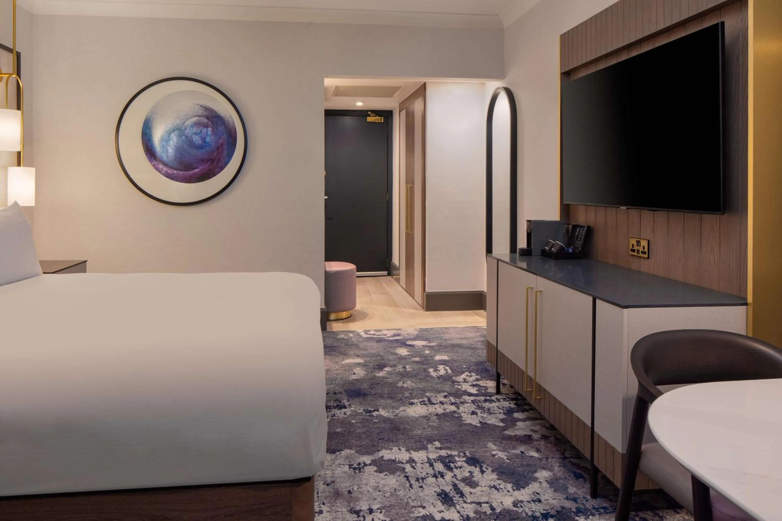 Bed in Hilton Glasgow