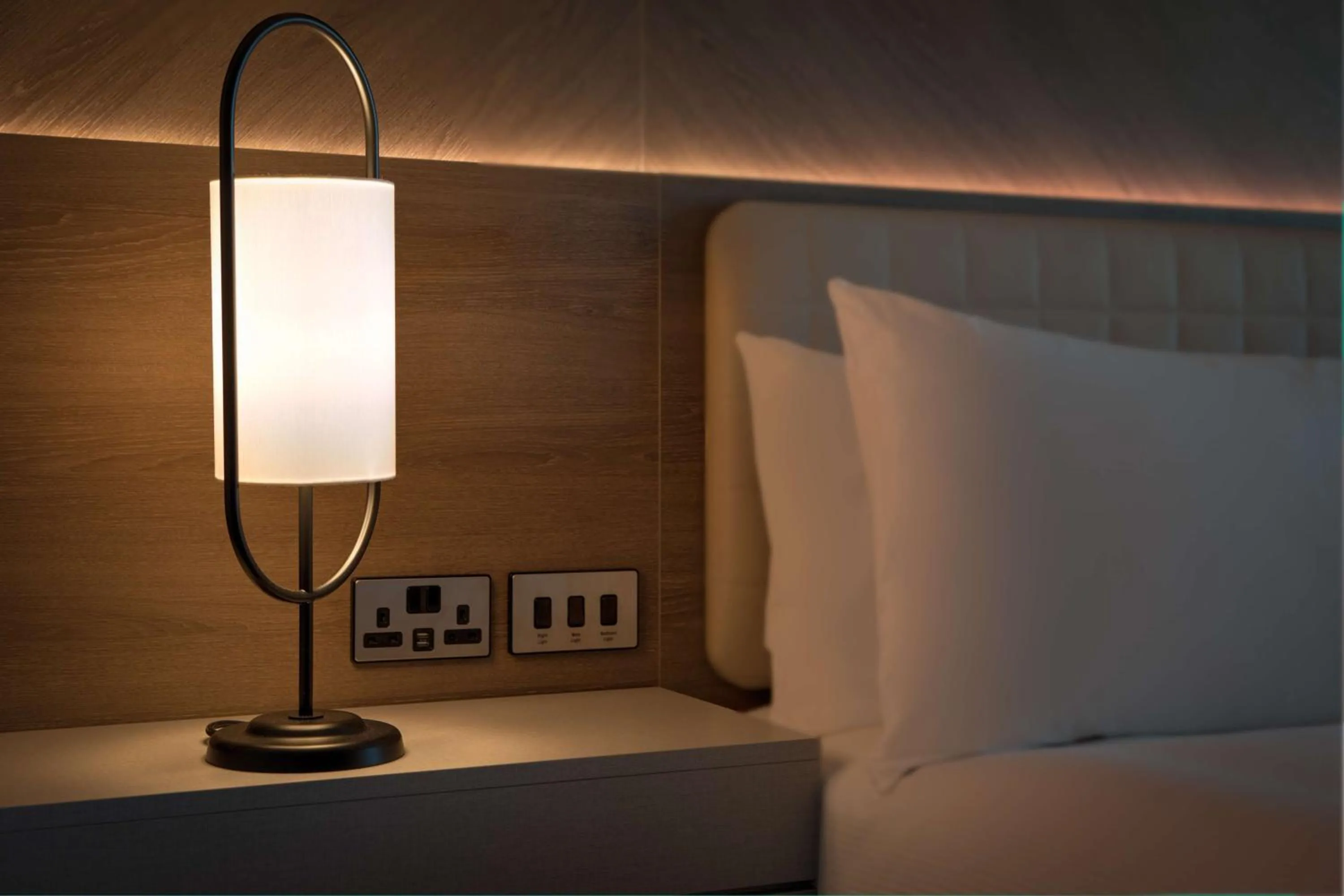 Bed in Hilton Glasgow