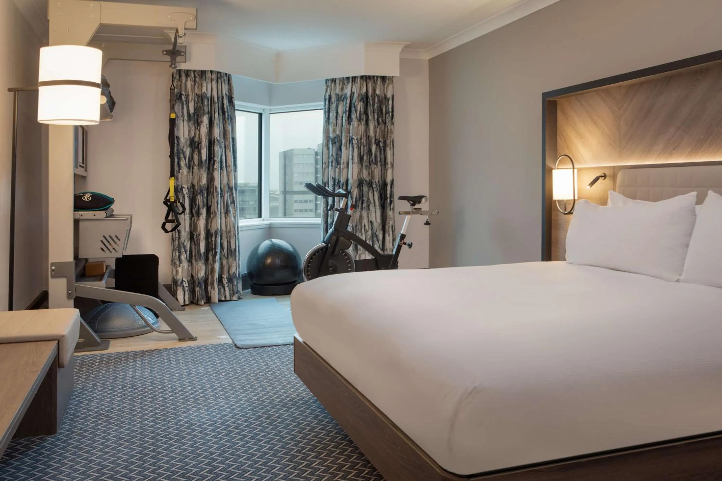 Bed in Hilton Glasgow