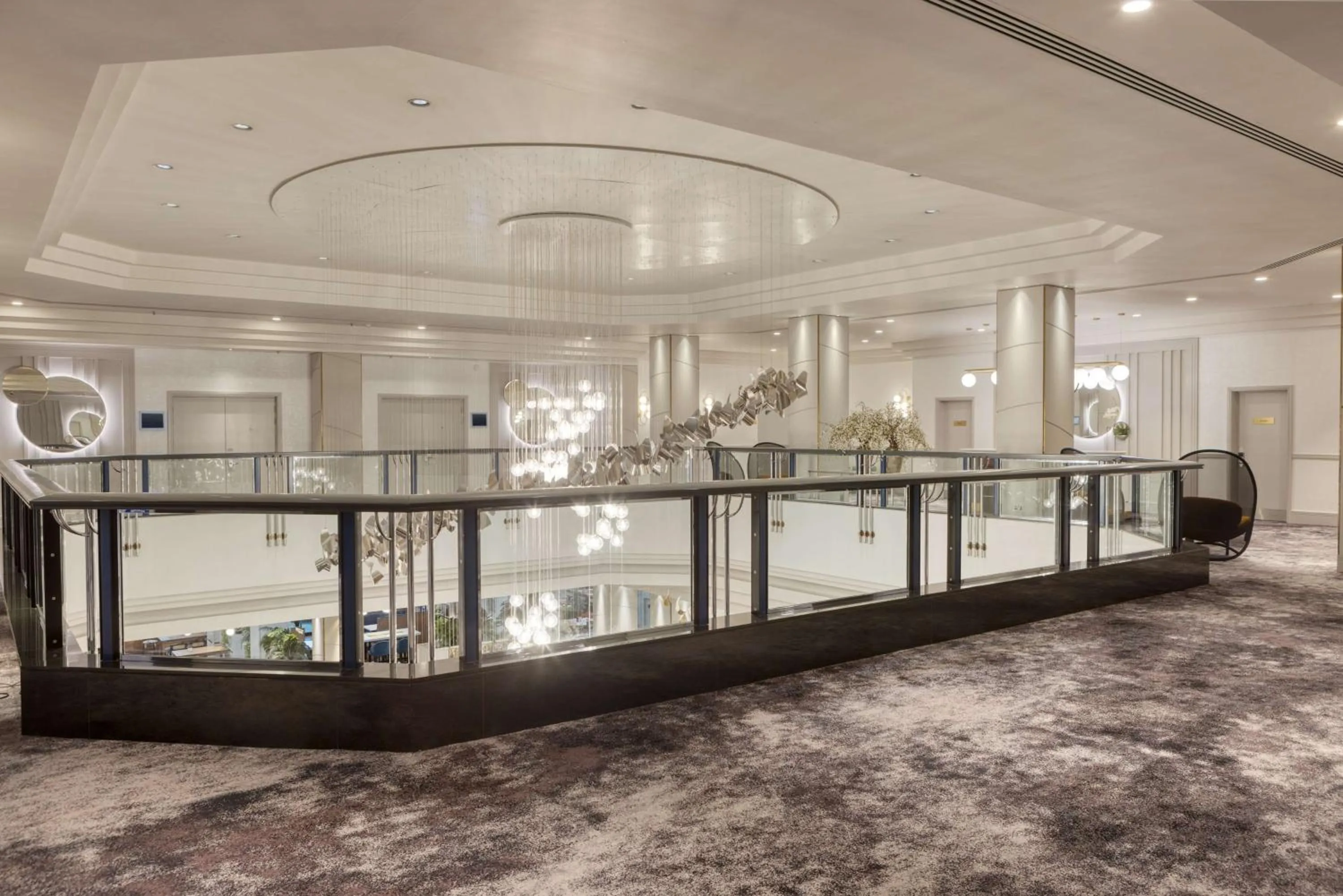 Lobby or reception in Hilton Glasgow