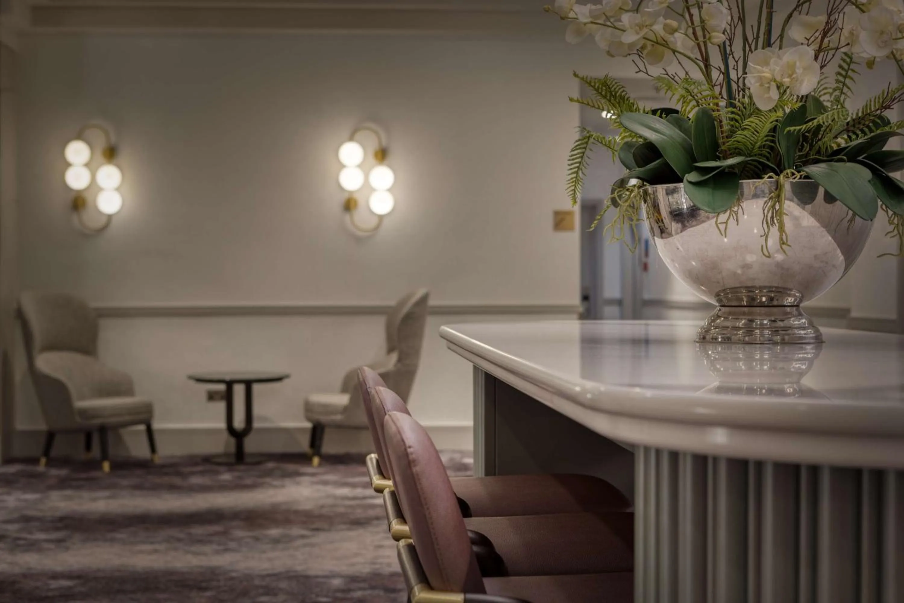 Lobby or reception in Hilton Glasgow