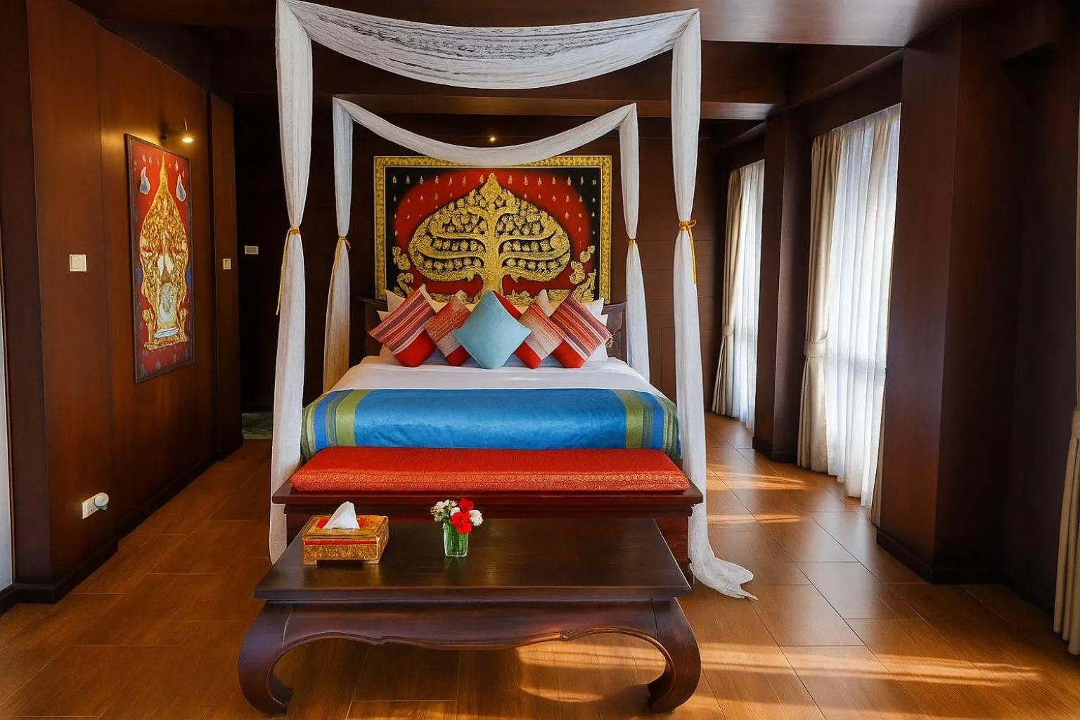 Bedroom, Bed in Singha Montra Lanna Boutique Style Hotel