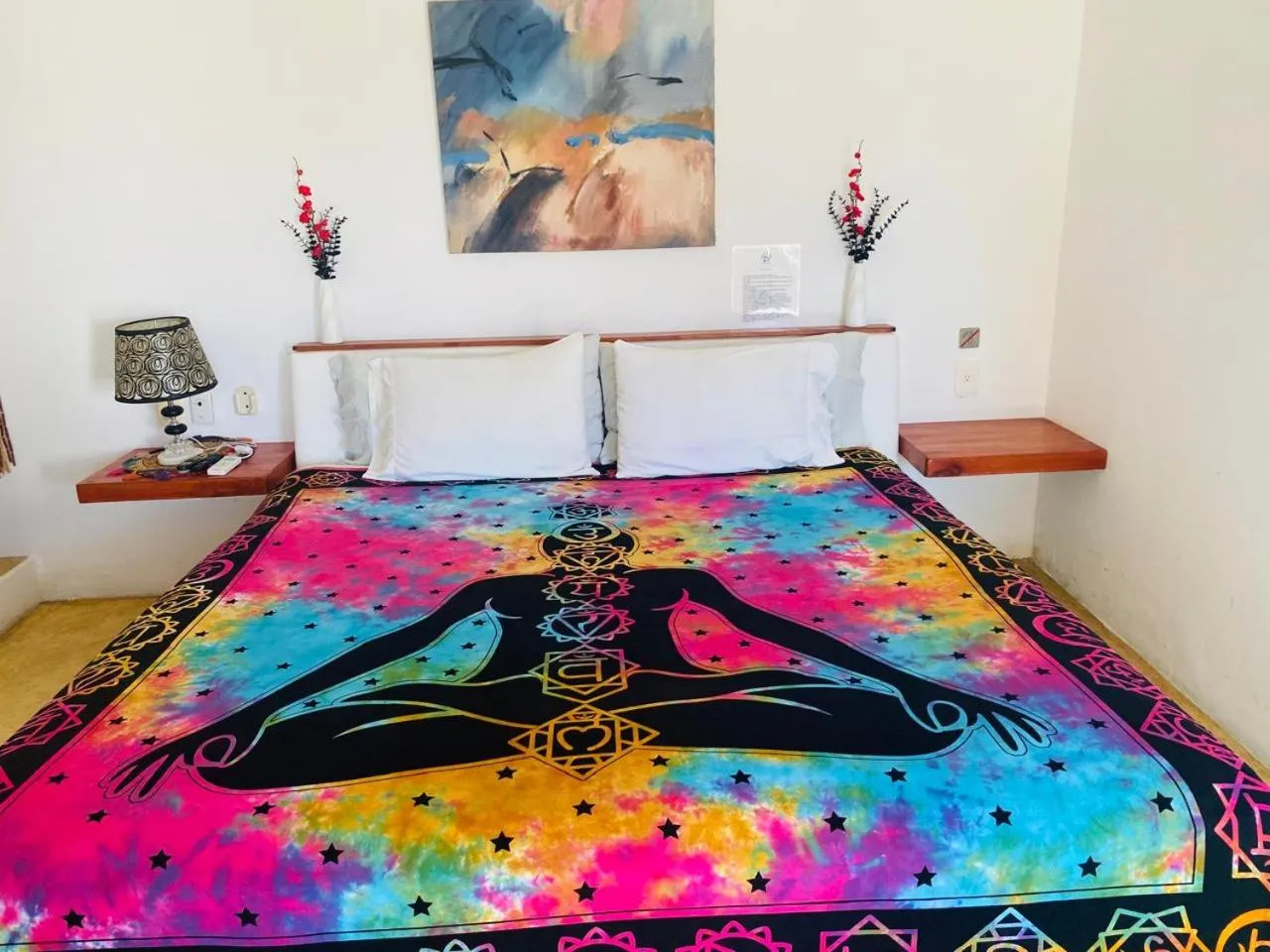 Bed in Casa de las Olas Surf & Beach Club