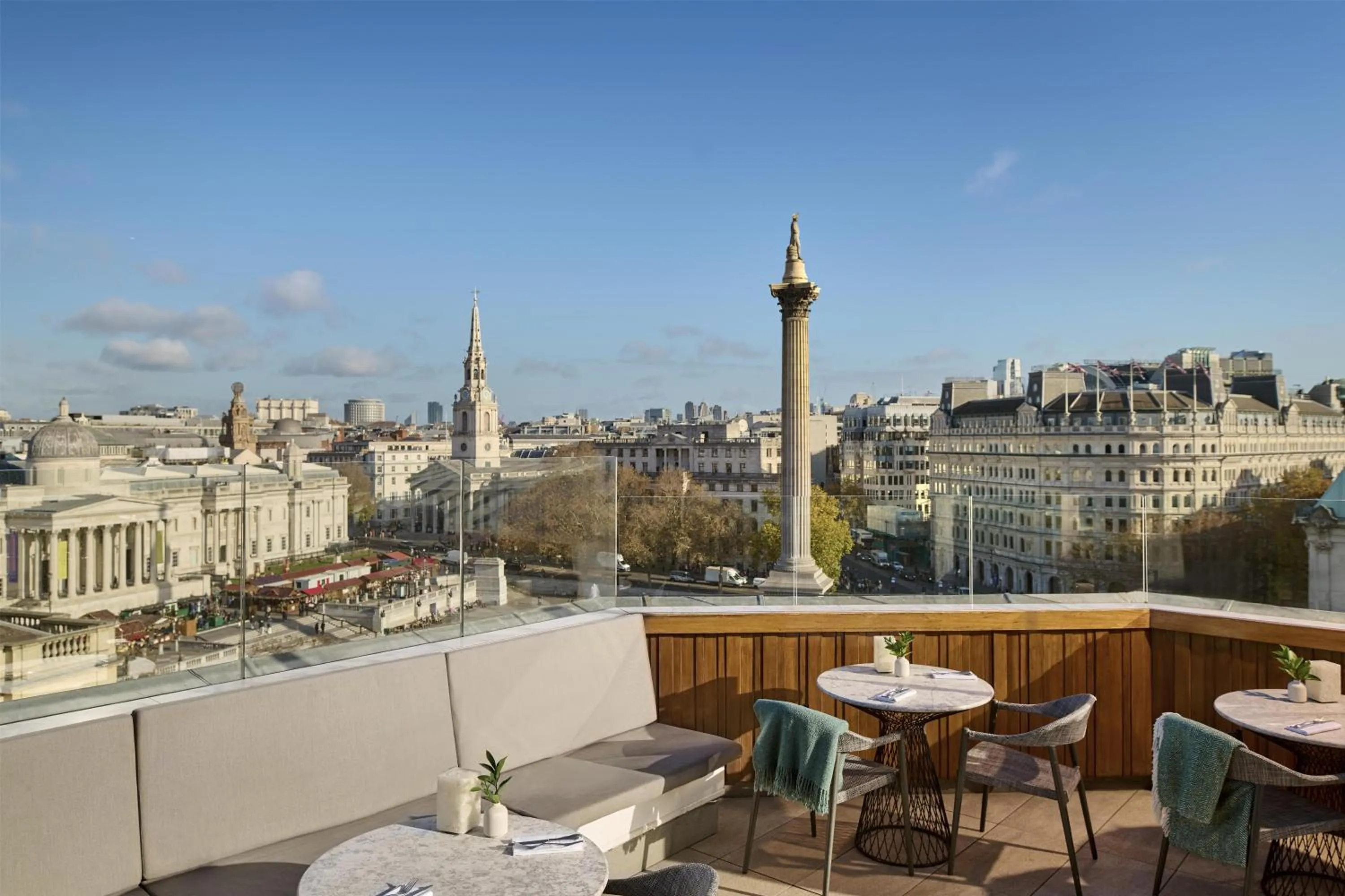 Inner courtyard view in The Trafalgar St James London Curio Collection by Hilton