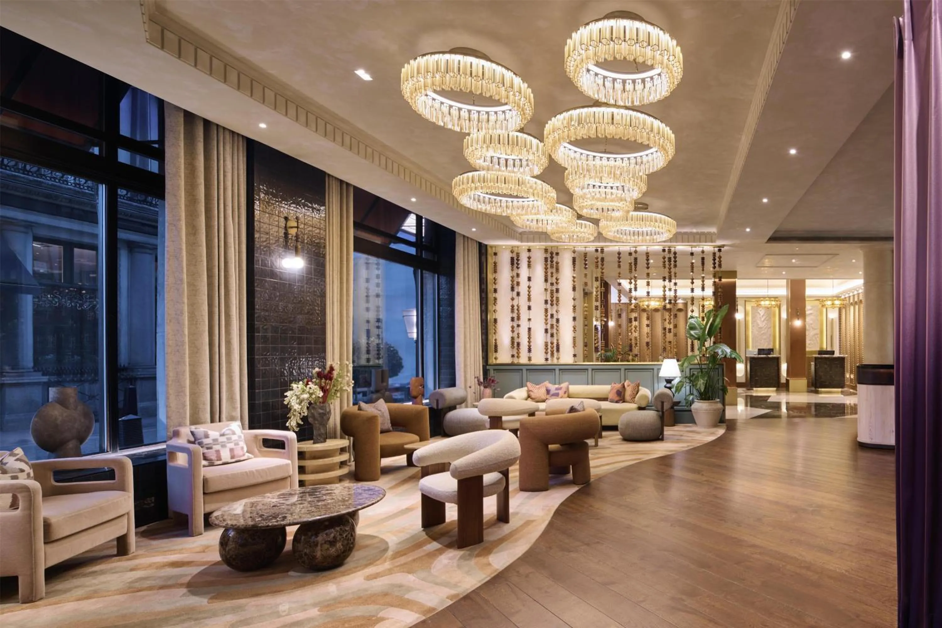Lobby or reception in The Trafalgar St James London Curio Collection by Hilton