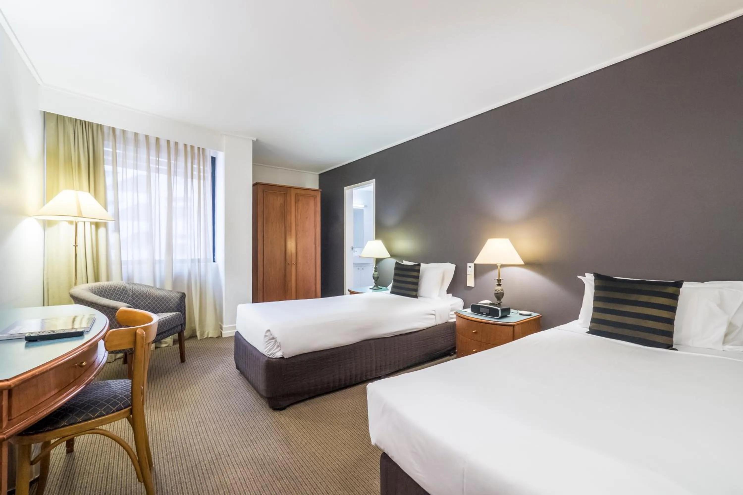 Bedroom, Bed in Great Southern Hotel Brisbane