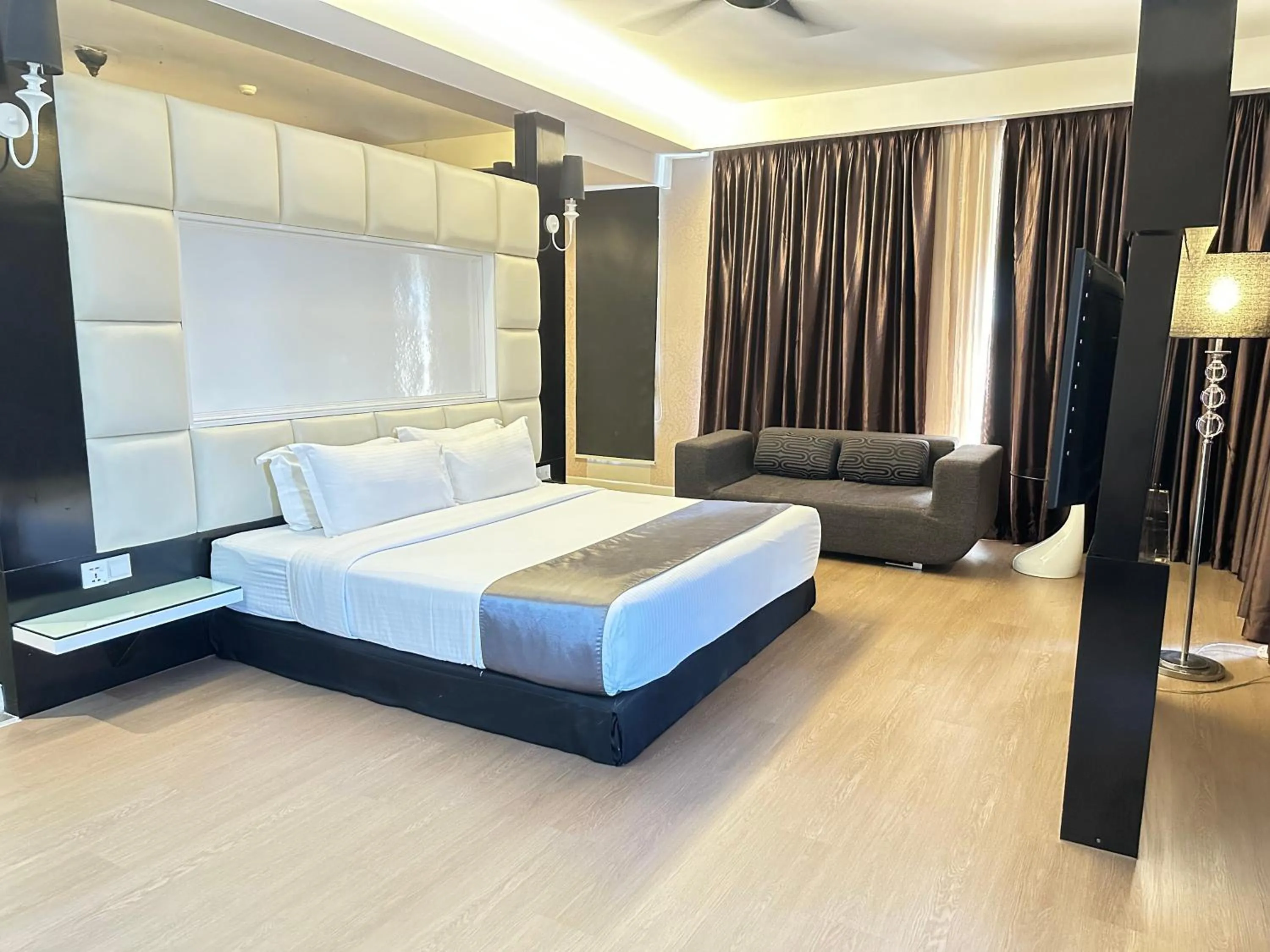 View (from property/room), Bed in The Sterling Boutique Hotel Melaka