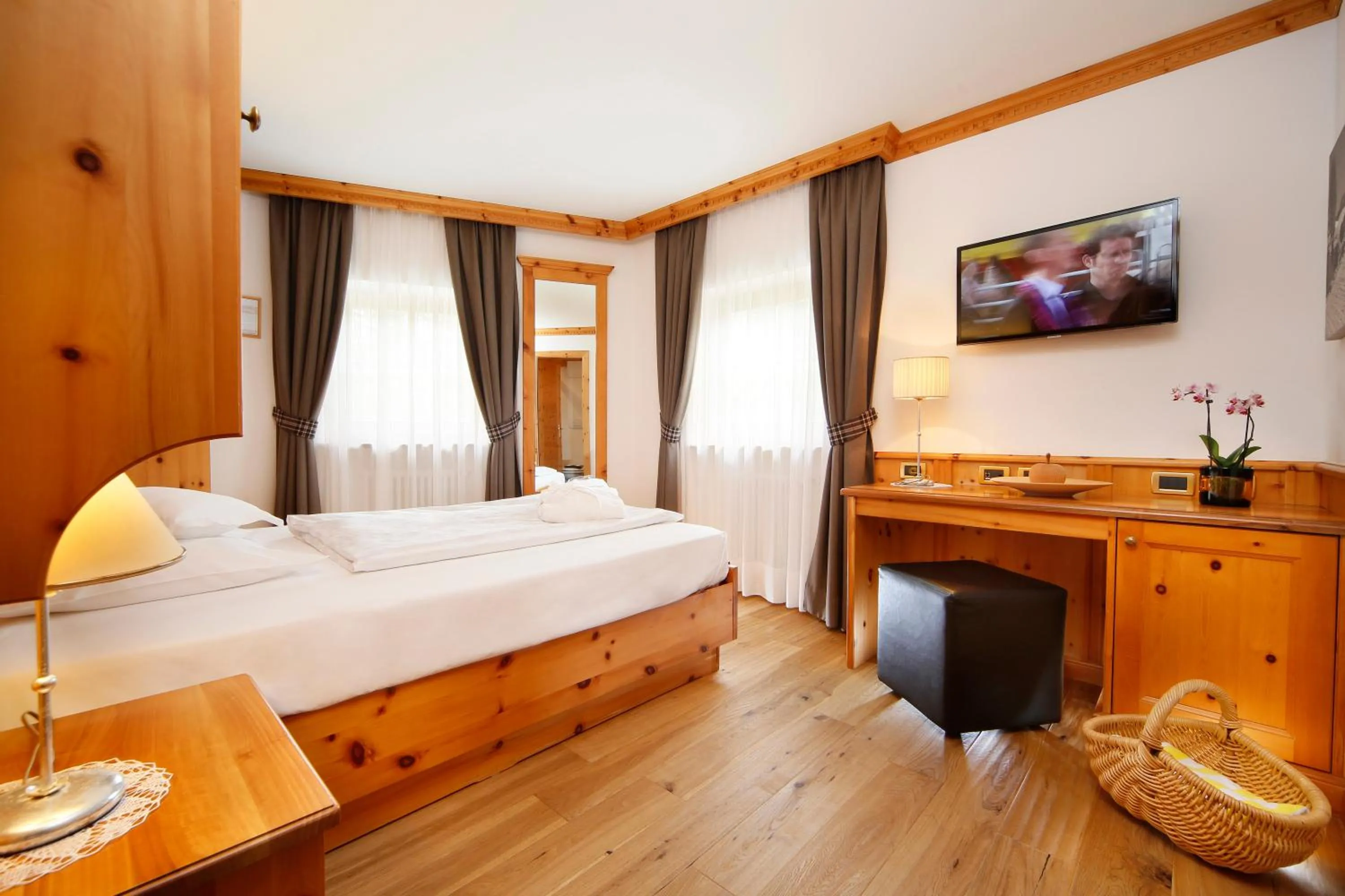 Bed in Hotel Angelo Engel