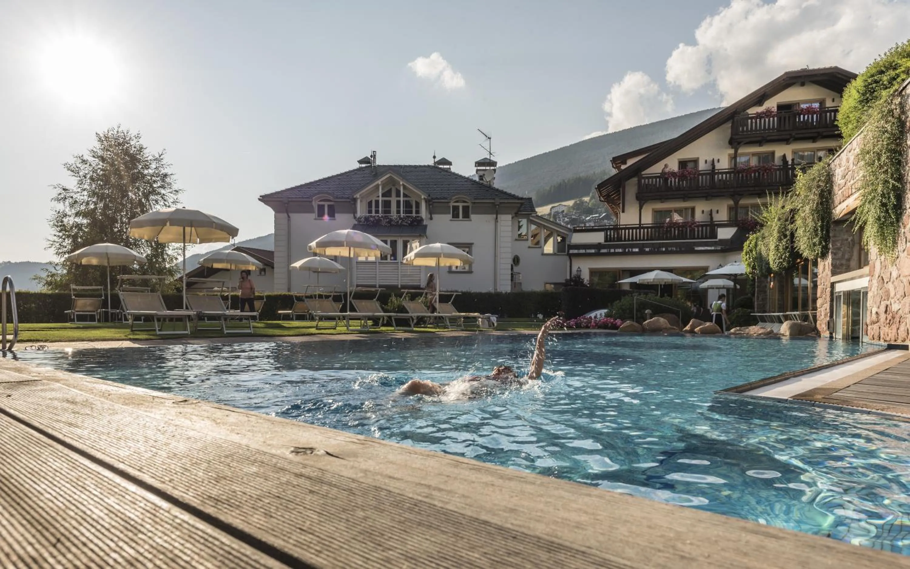 Garden in Hotel Angelo Engel
