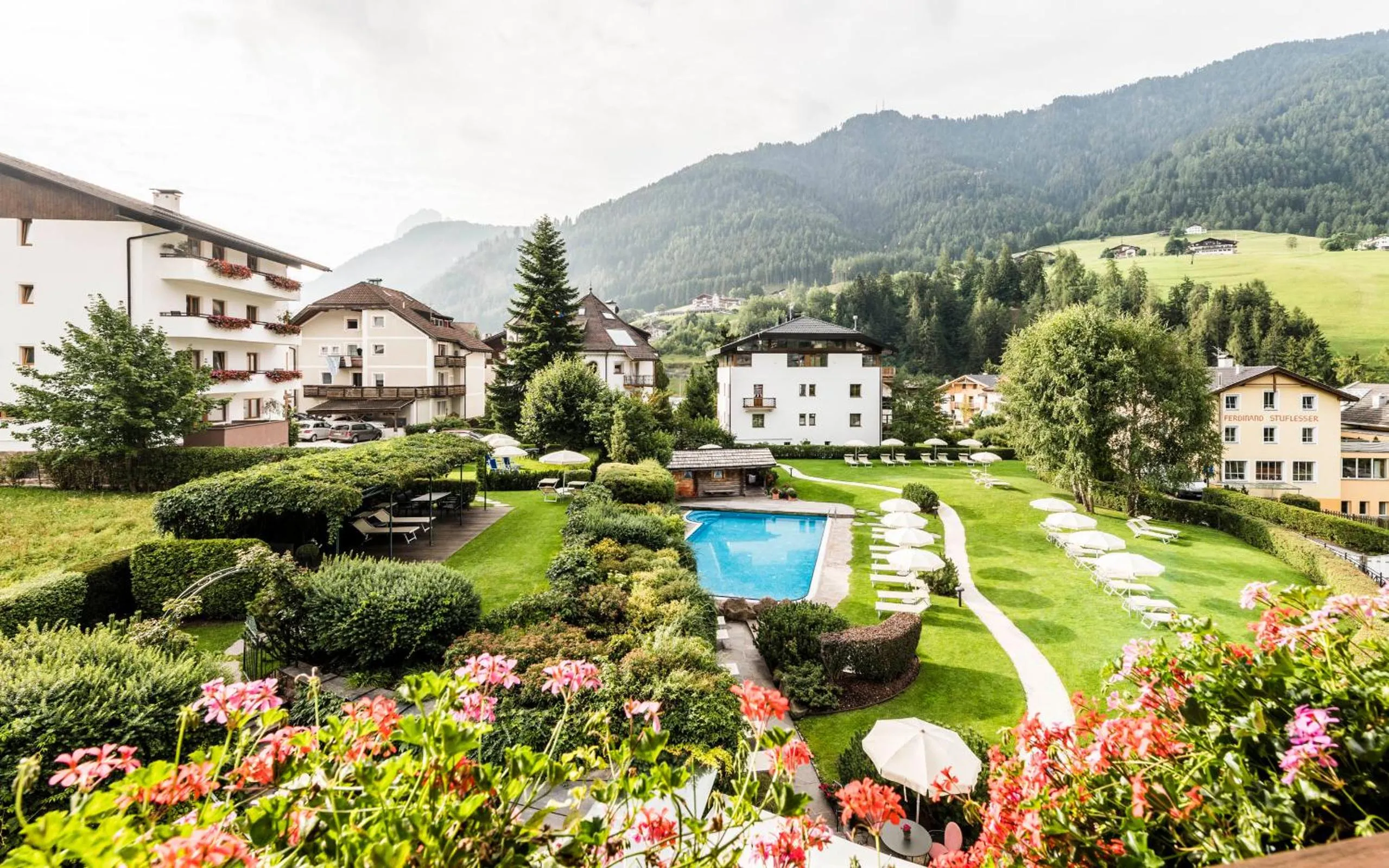 Garden in Hotel Angelo Engel