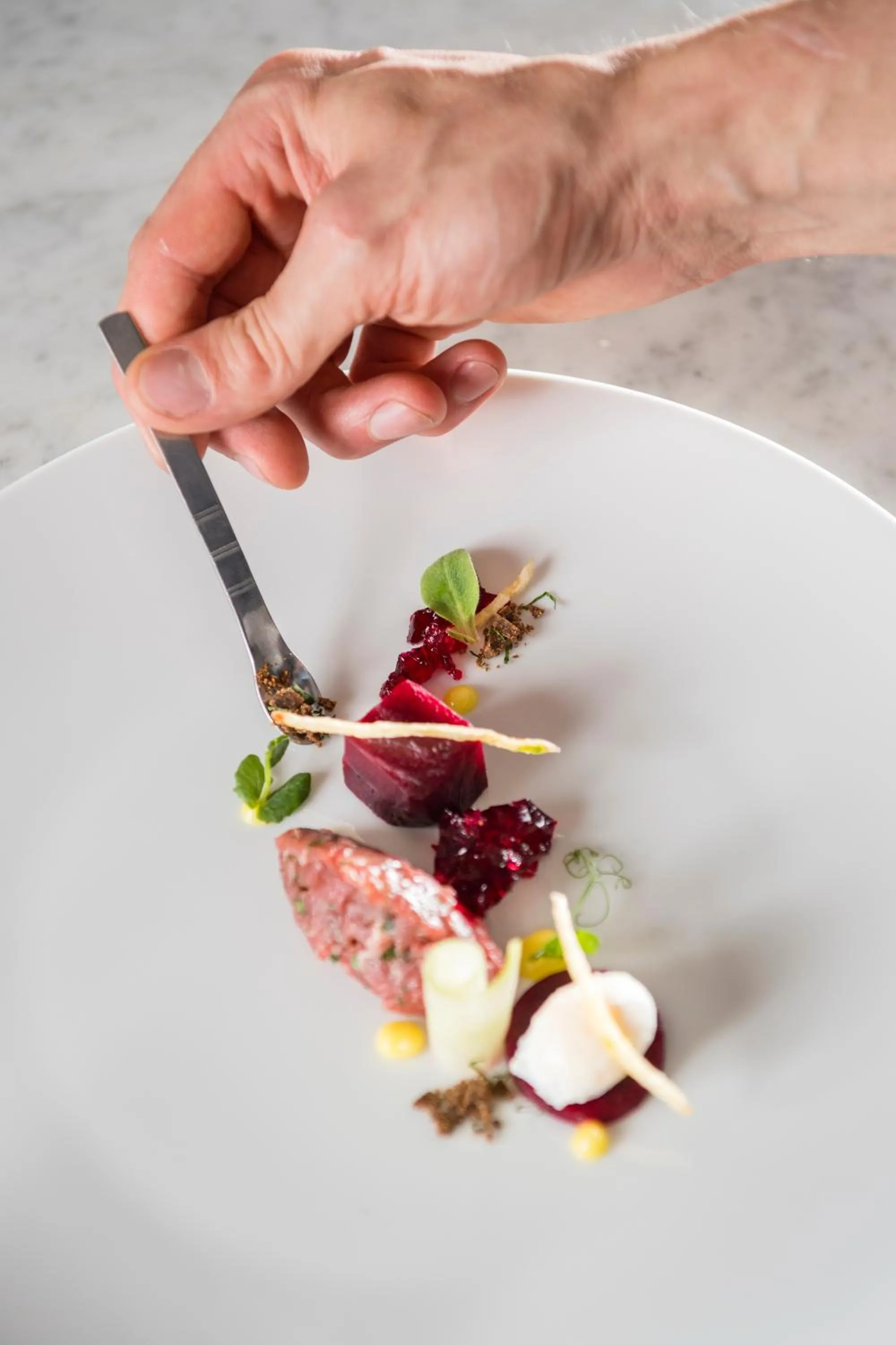 Food close-up in Hotel Angelo Engel