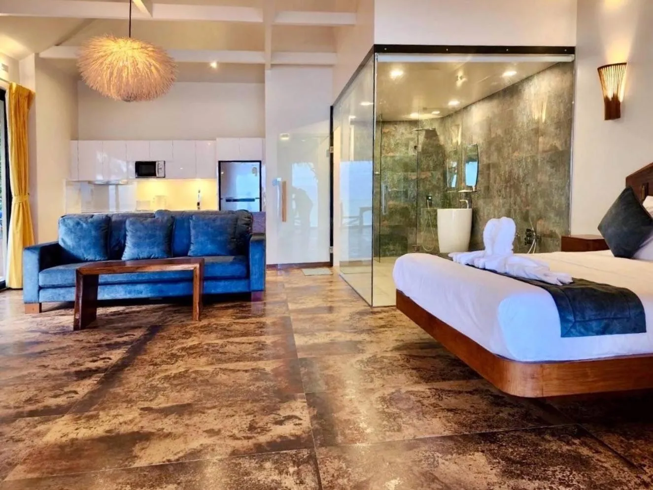 Bedroom in Absolute Beachfront Resort