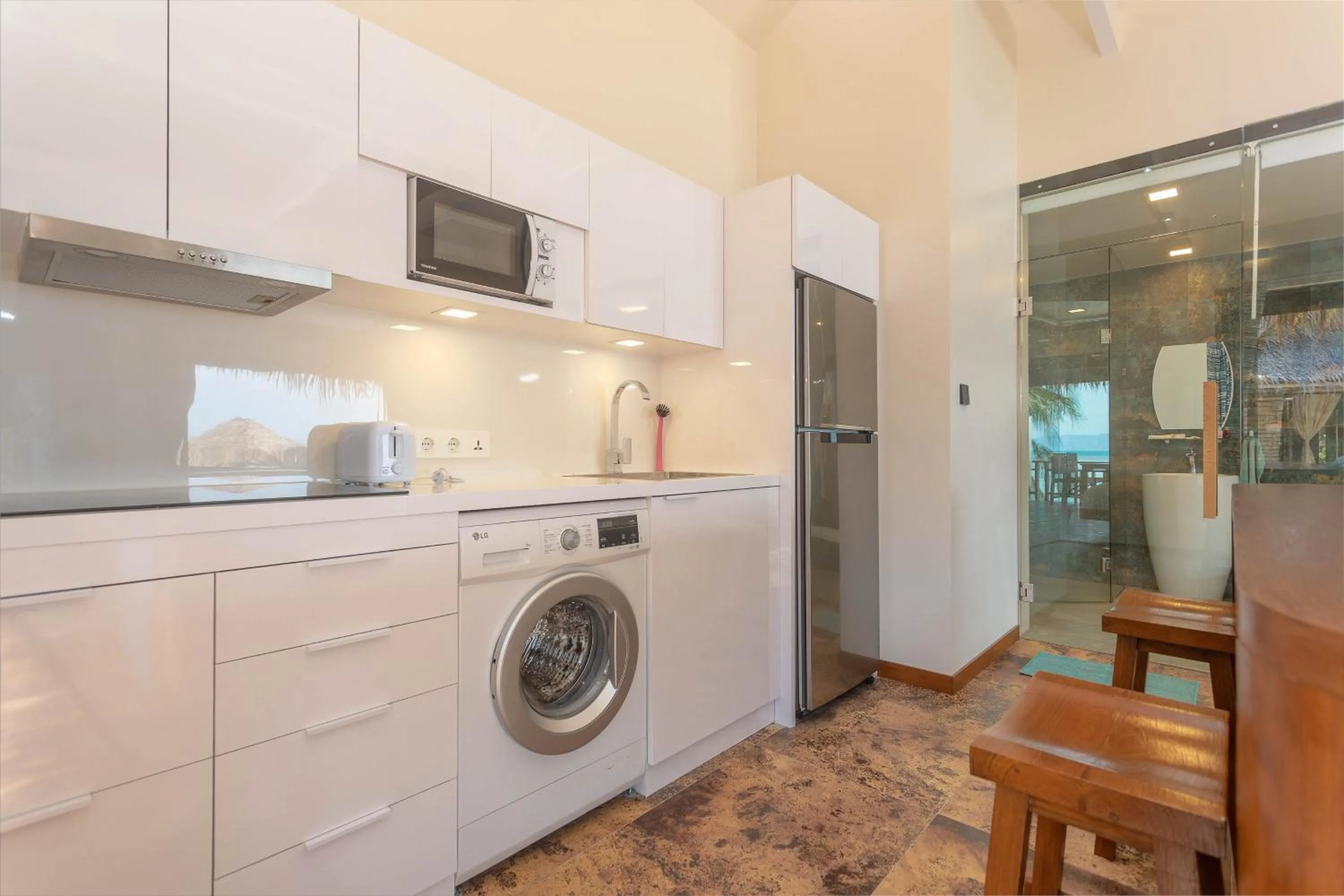 kitchen in Absolute Beachfront Resort