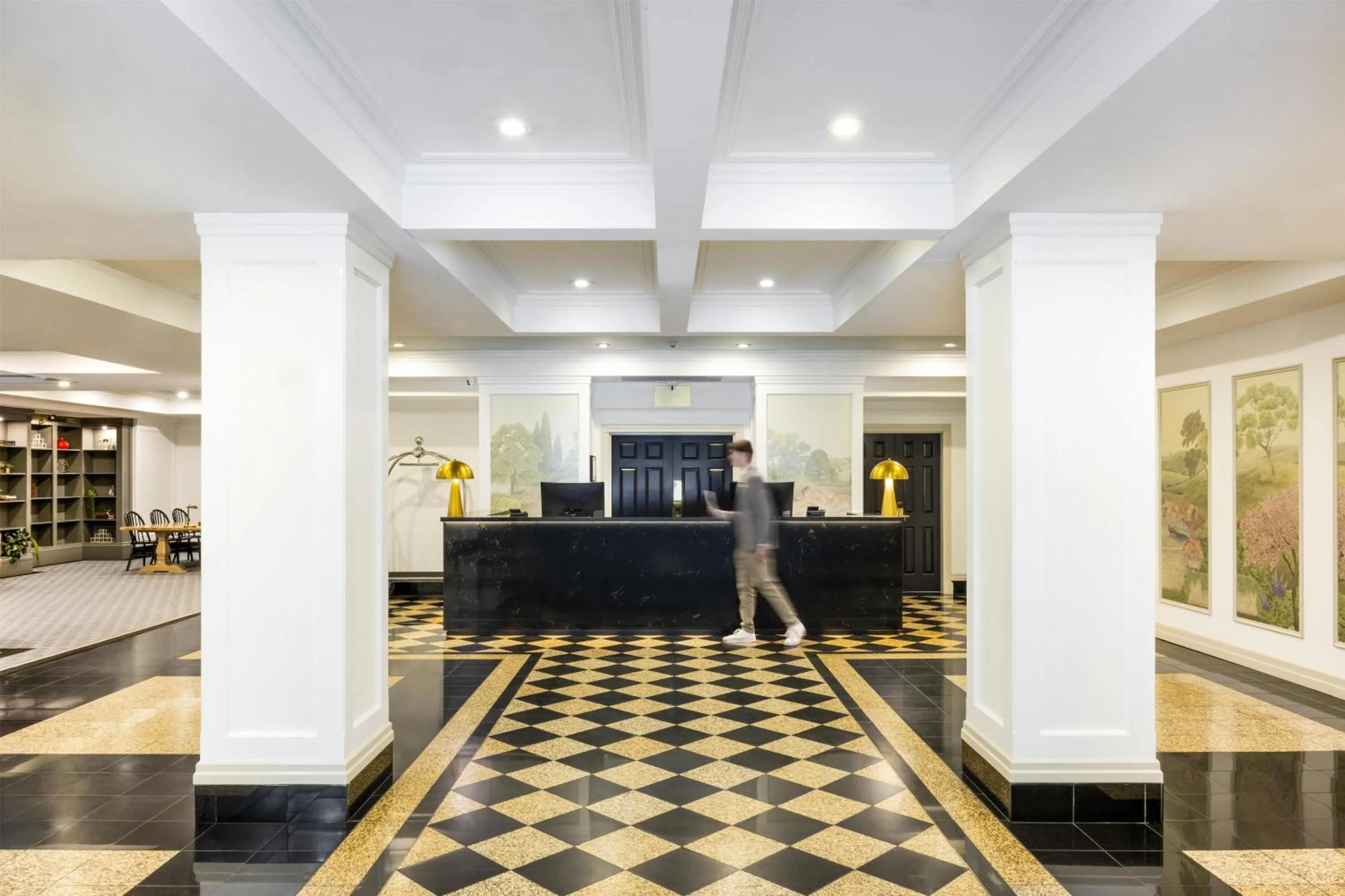 Lobby or reception in Adina Apartment Hotel Brisbane Anzac Square