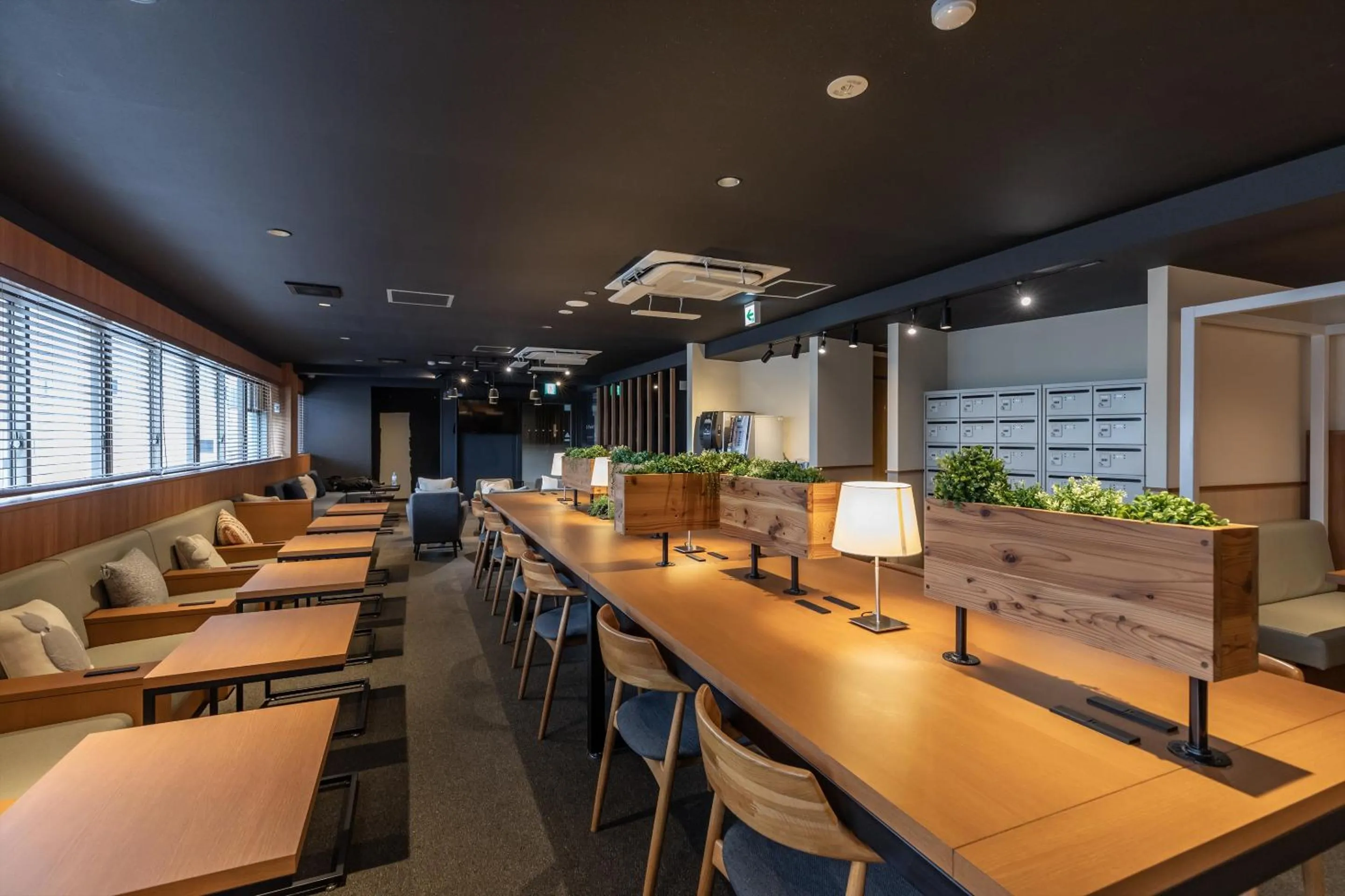 Lobby or reception in Tabist CapsuleHotel APODS Himeji Station