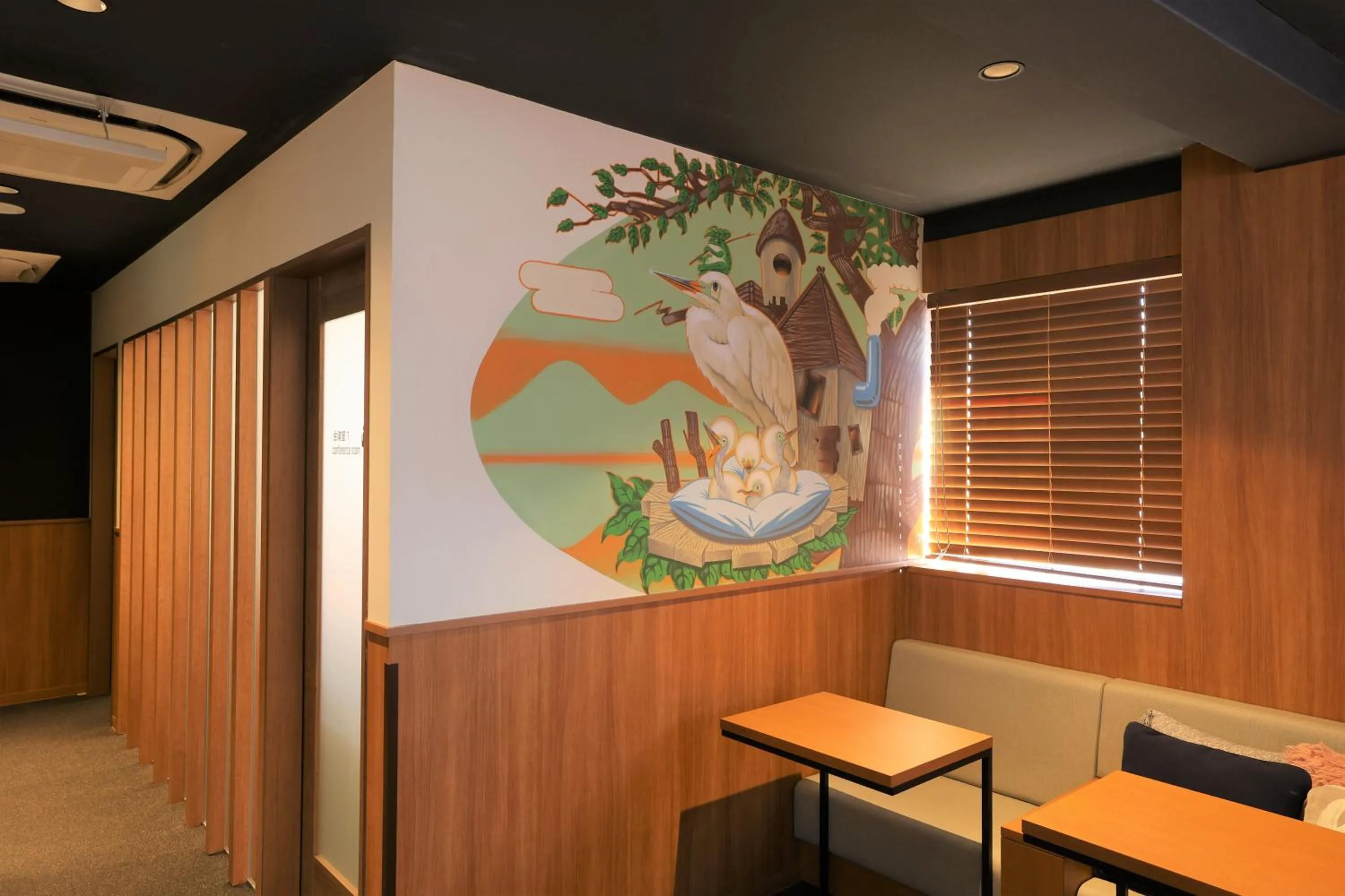 Lobby or reception in Tabist CapsuleHotel APODS Himeji Station