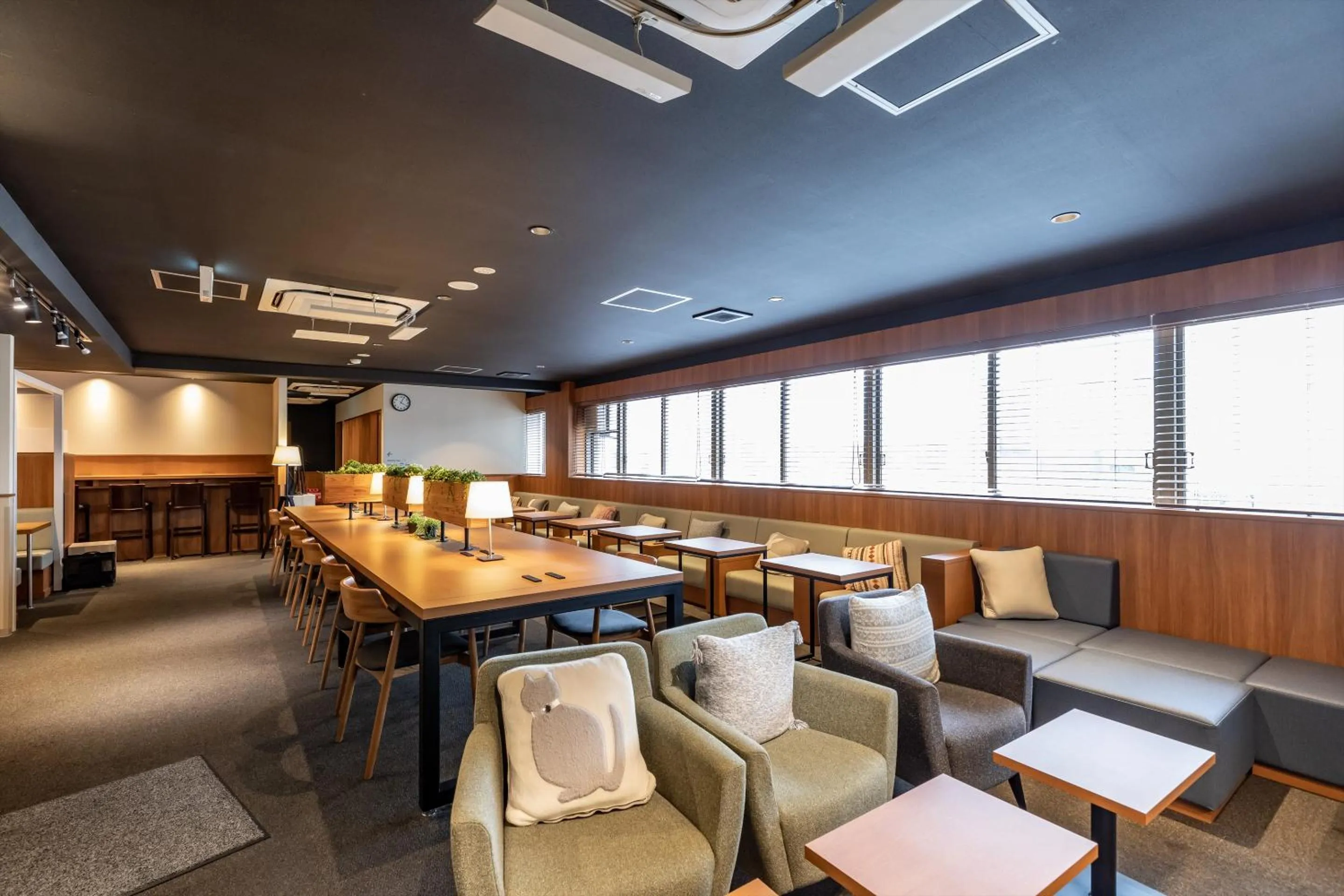 Lobby or reception in Tabist CapsuleHotel APODS Himeji Station