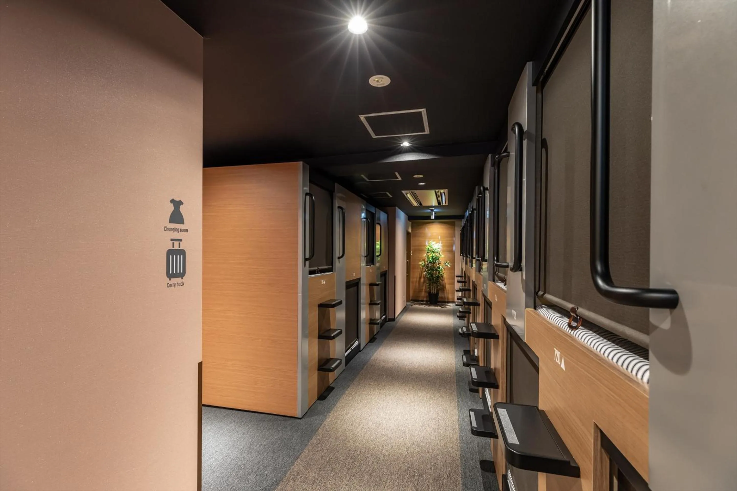 Photo of the whole room in Tabist CapsuleHotel APODS Himeji Station