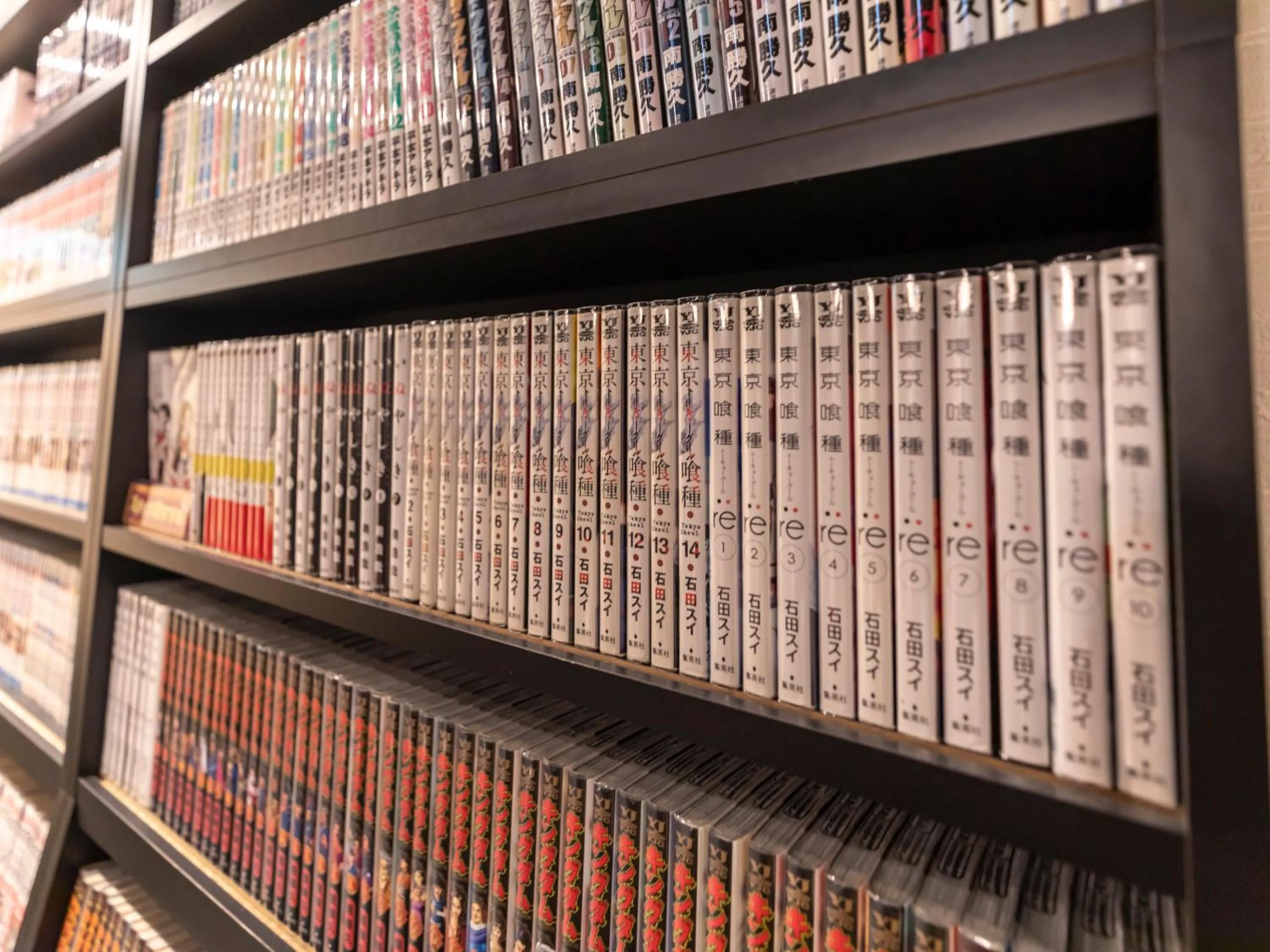Library in Tabist CapsuleHotel APODS Himeji Station