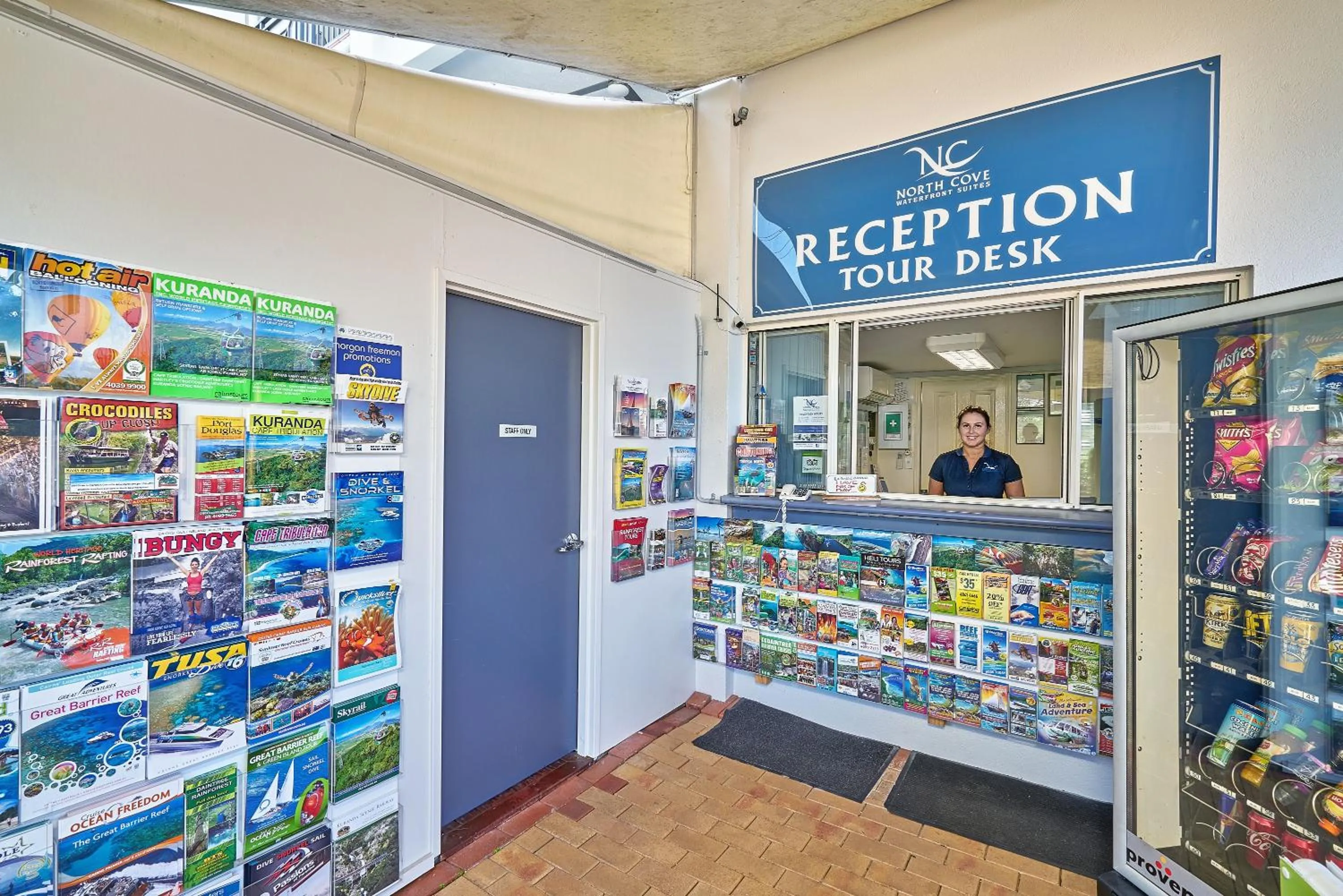 Lobby or reception in North Cove Waterfront Suites