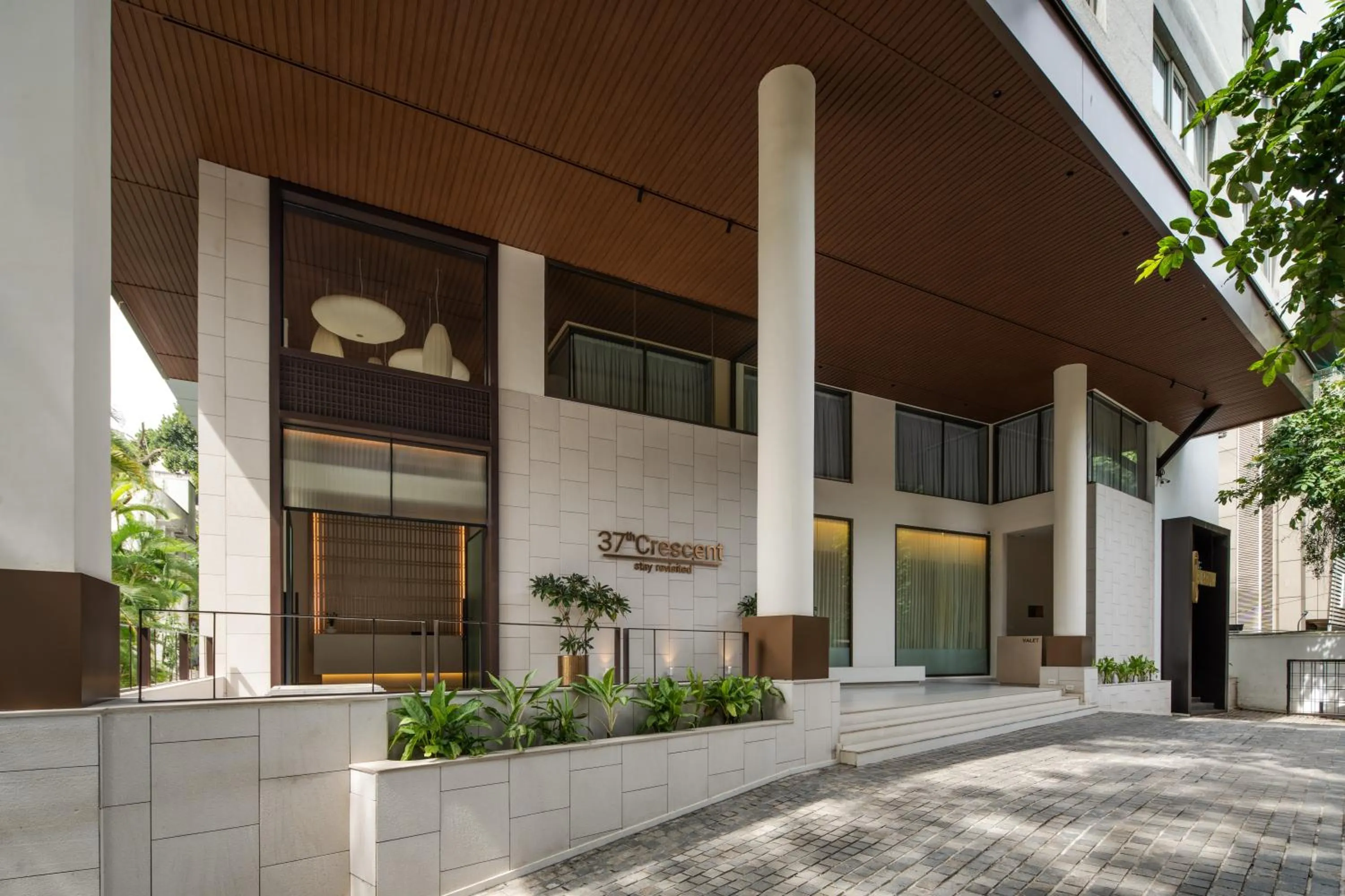 Facade/entrance in 37th Crescent Hotel Bengaluru