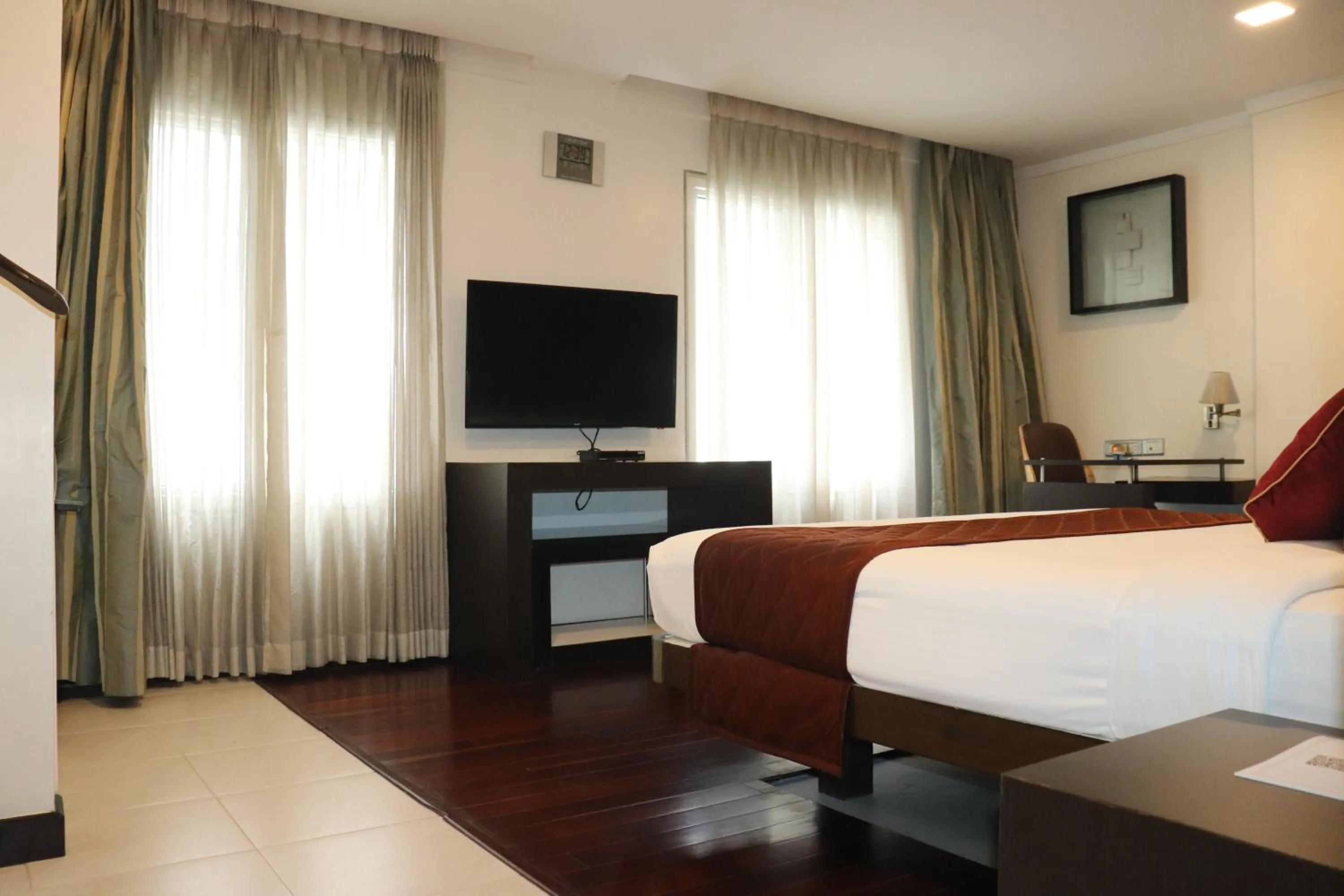 TV and multimedia, Bed in 37th Crescent Hotel Bengaluru