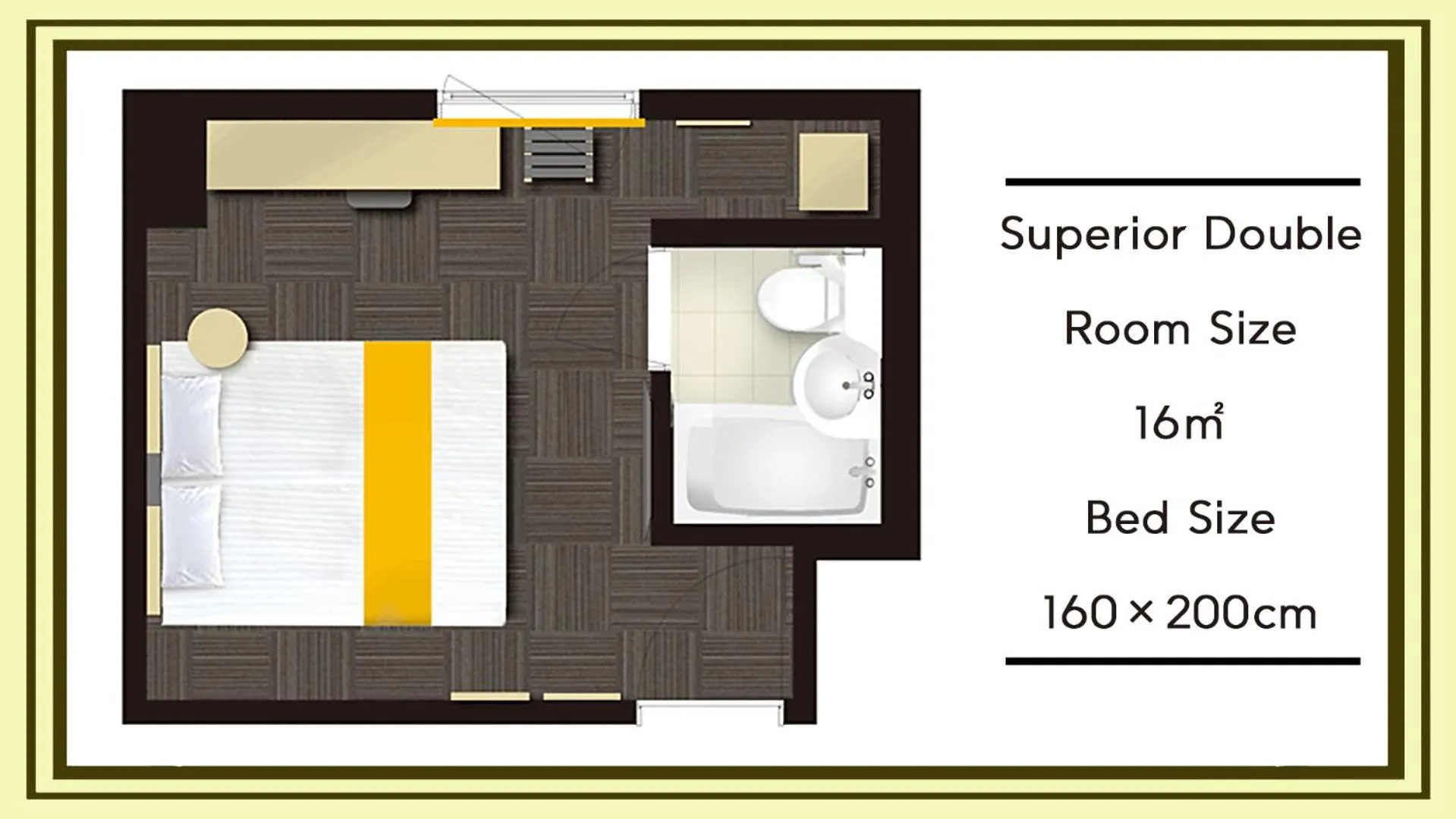 Photo of the whole room, Bed in Hotel Kuretakeso Hiroshima Otemachi