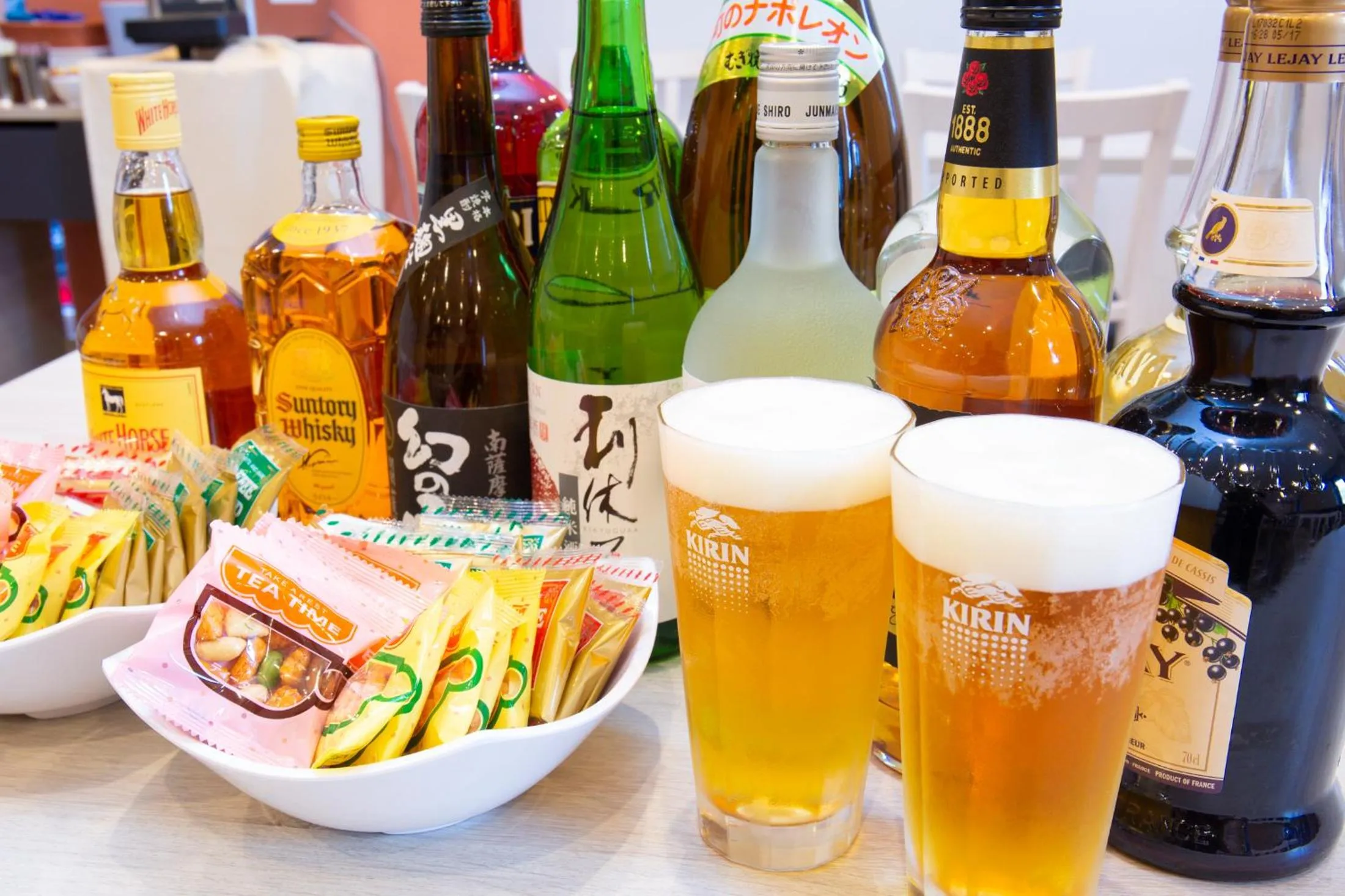 Alcoholic drinks in Hotel Kuretakeso Hiroshima Otemachi