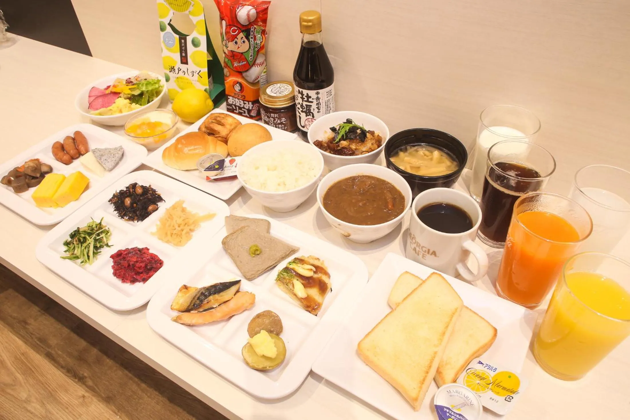 Restaurant/places to eat in Hotel Kuretakeso Hiroshima Otemachi