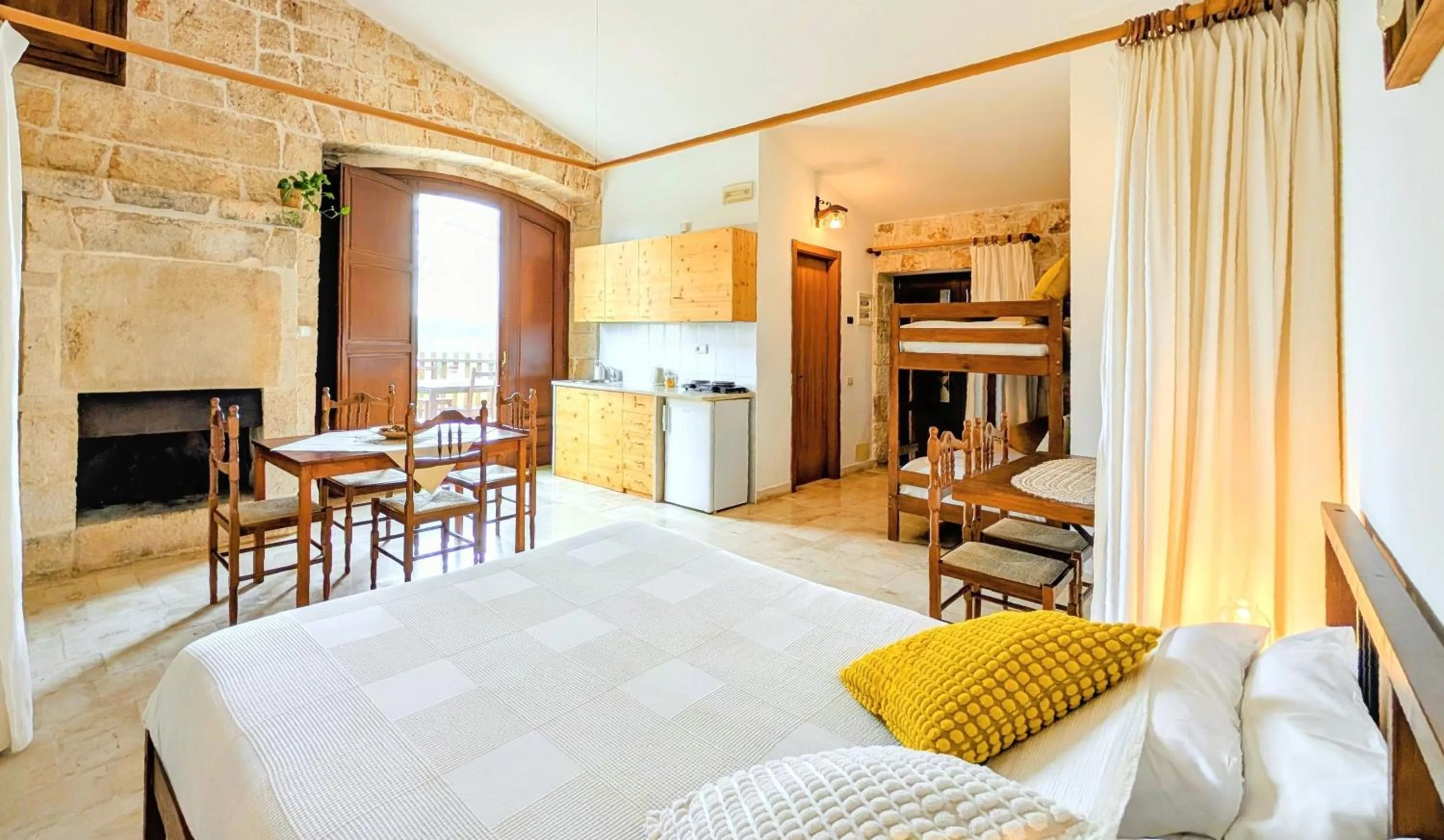 Bed in Trulli Panoramici