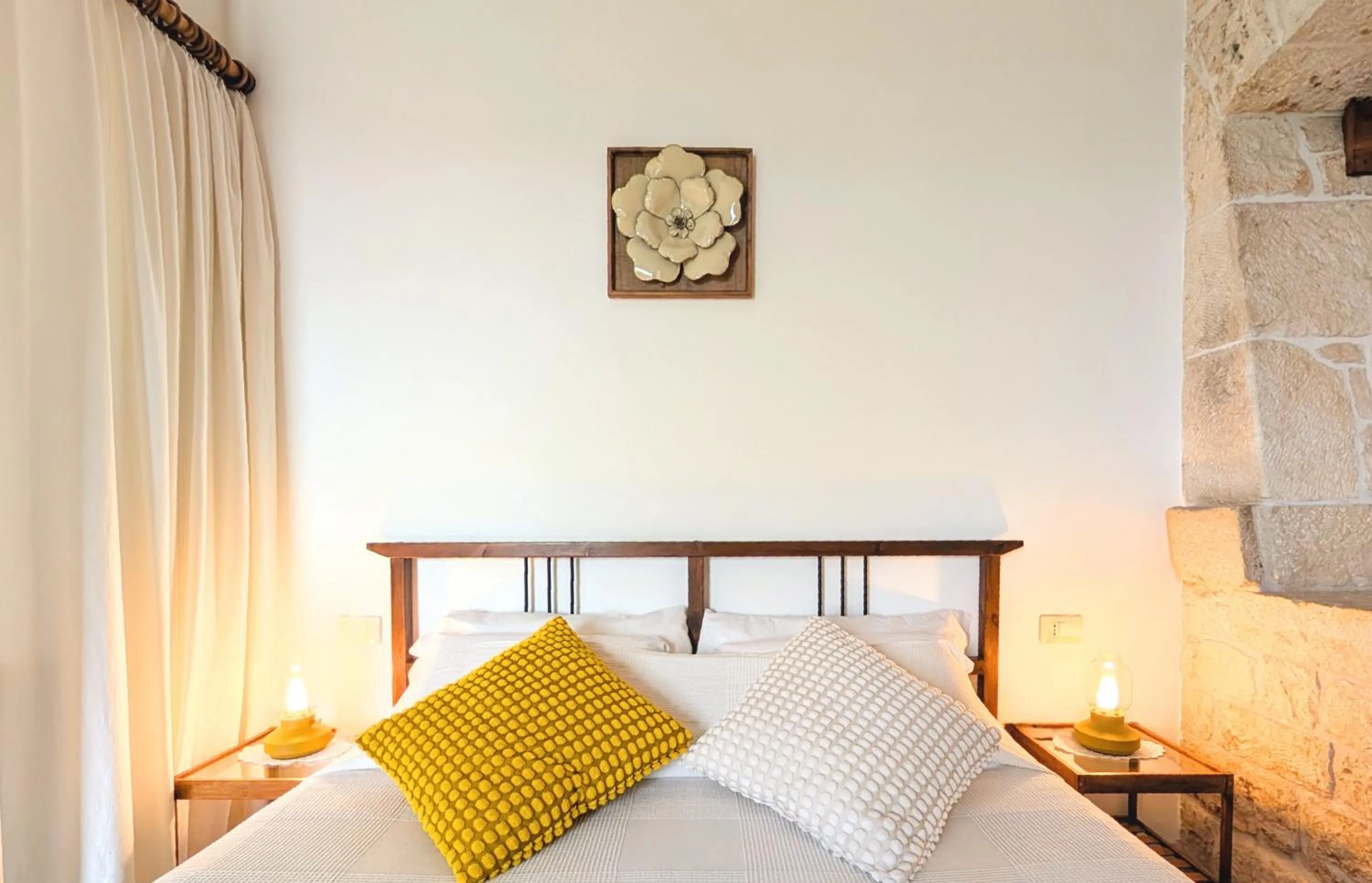 Bed in Trulli Panoramici