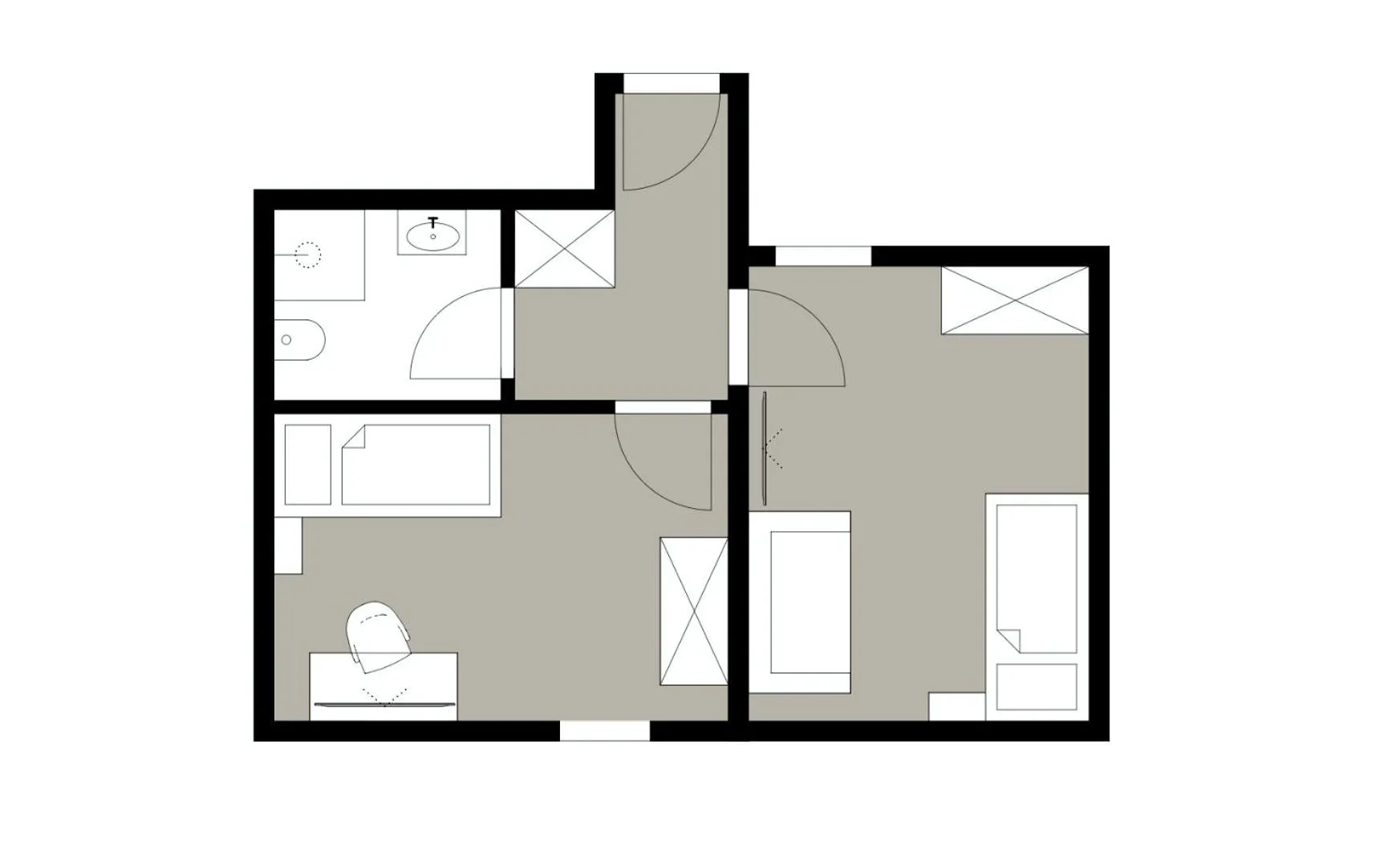 Floor plan in Hotel Pettneuerhof