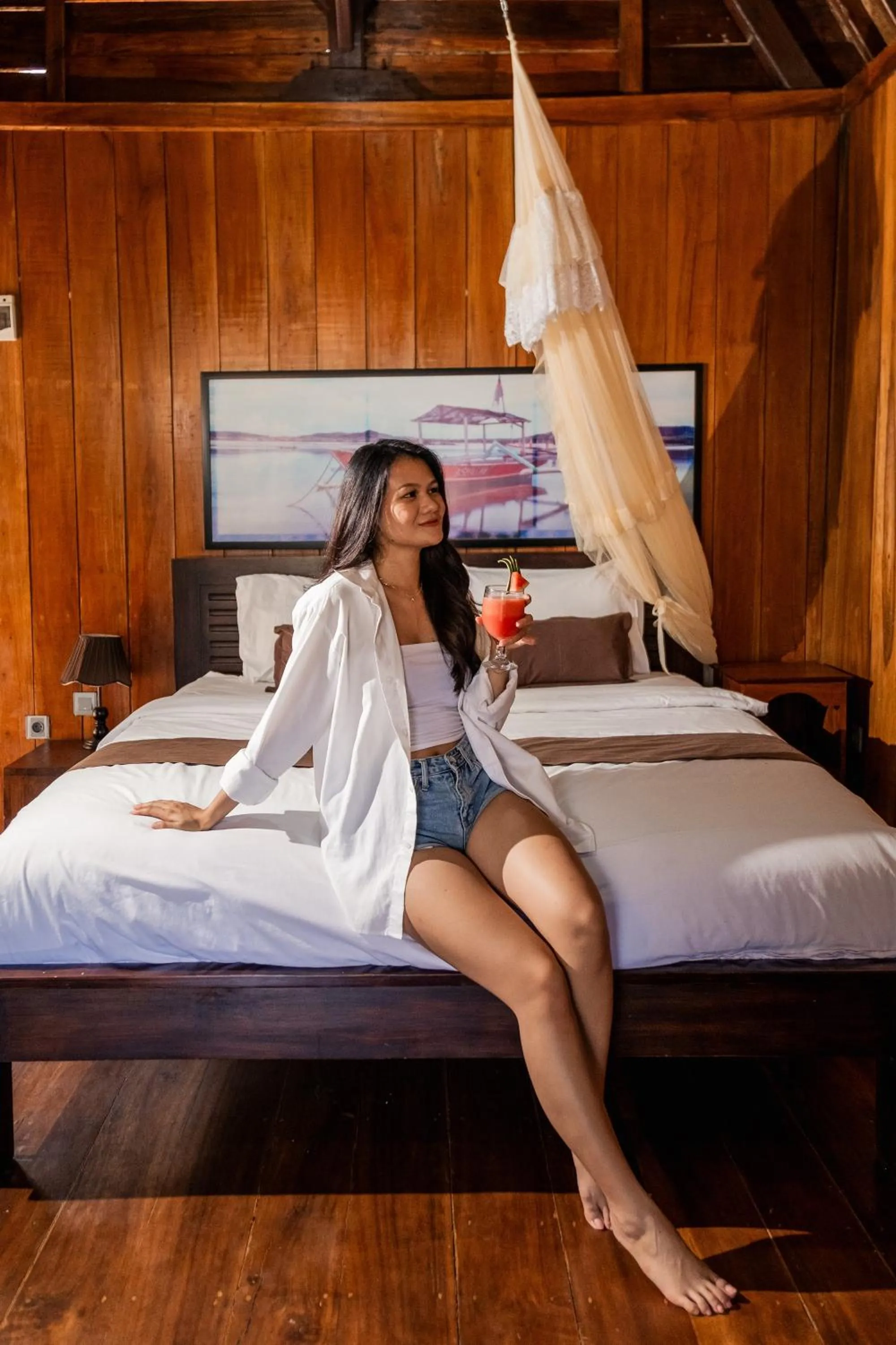 Bedroom, Bed in Yoki's Bungalows