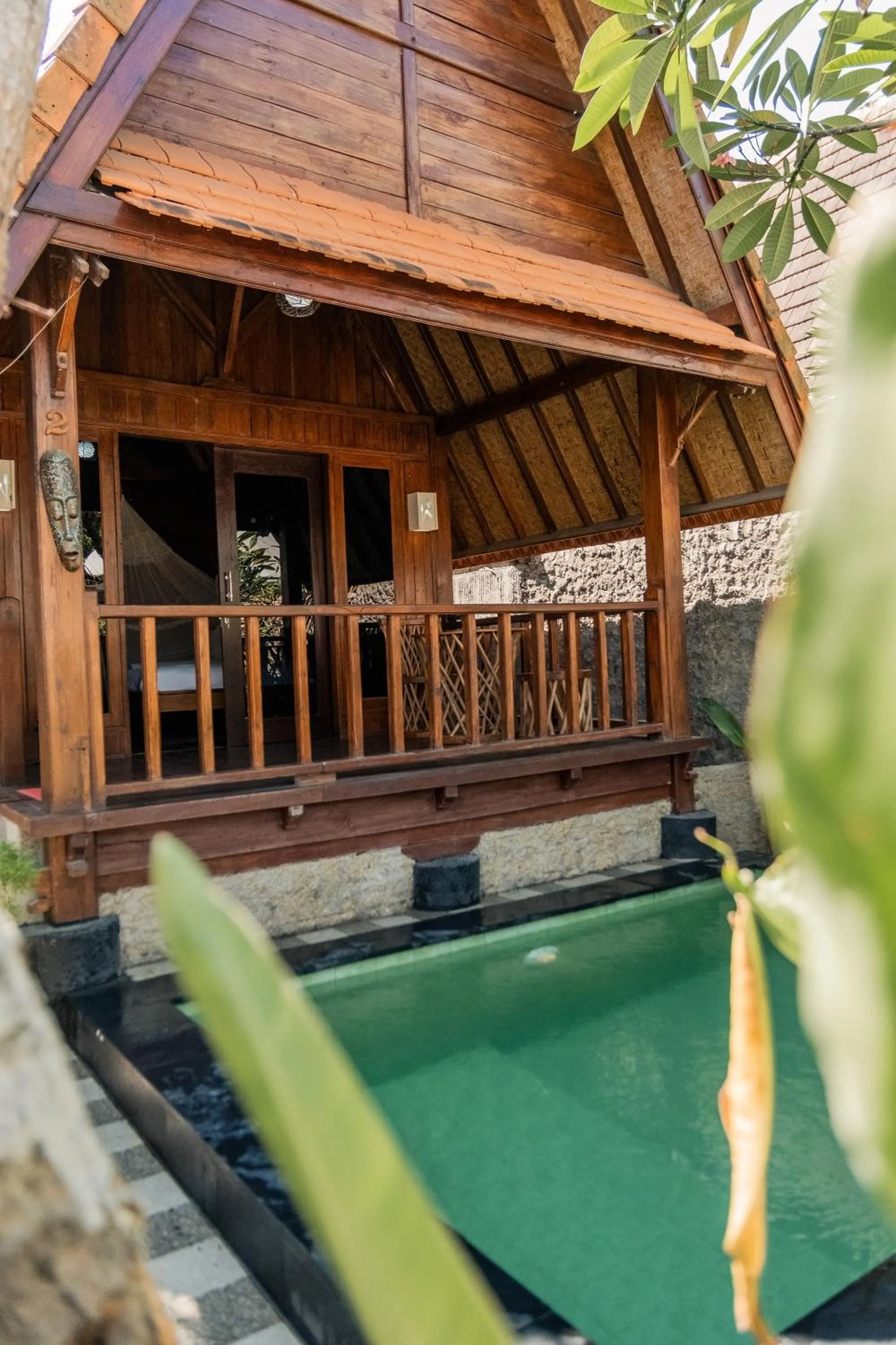 Swimming pool in Yoki's Bungalows